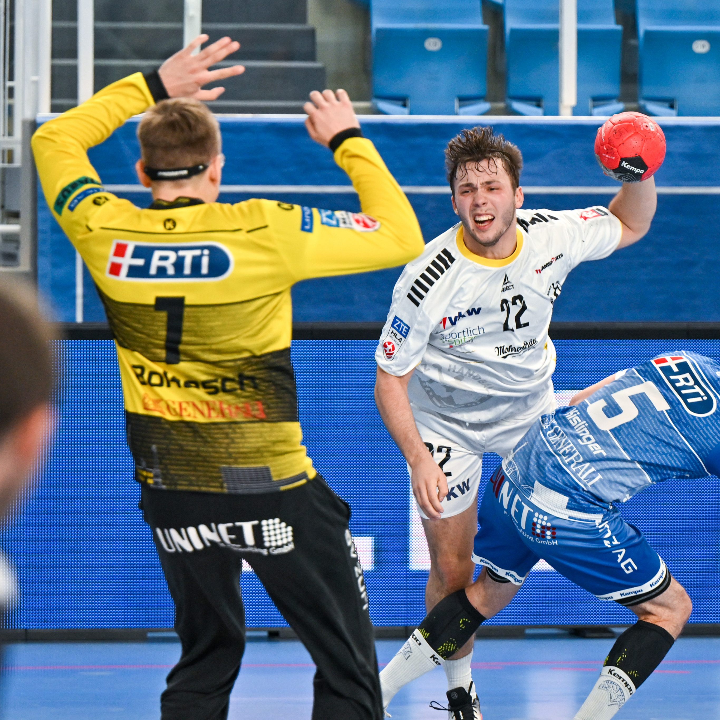 Kritzinger und Co. jubelten in Linz über einen hart erkämpften Sieg.