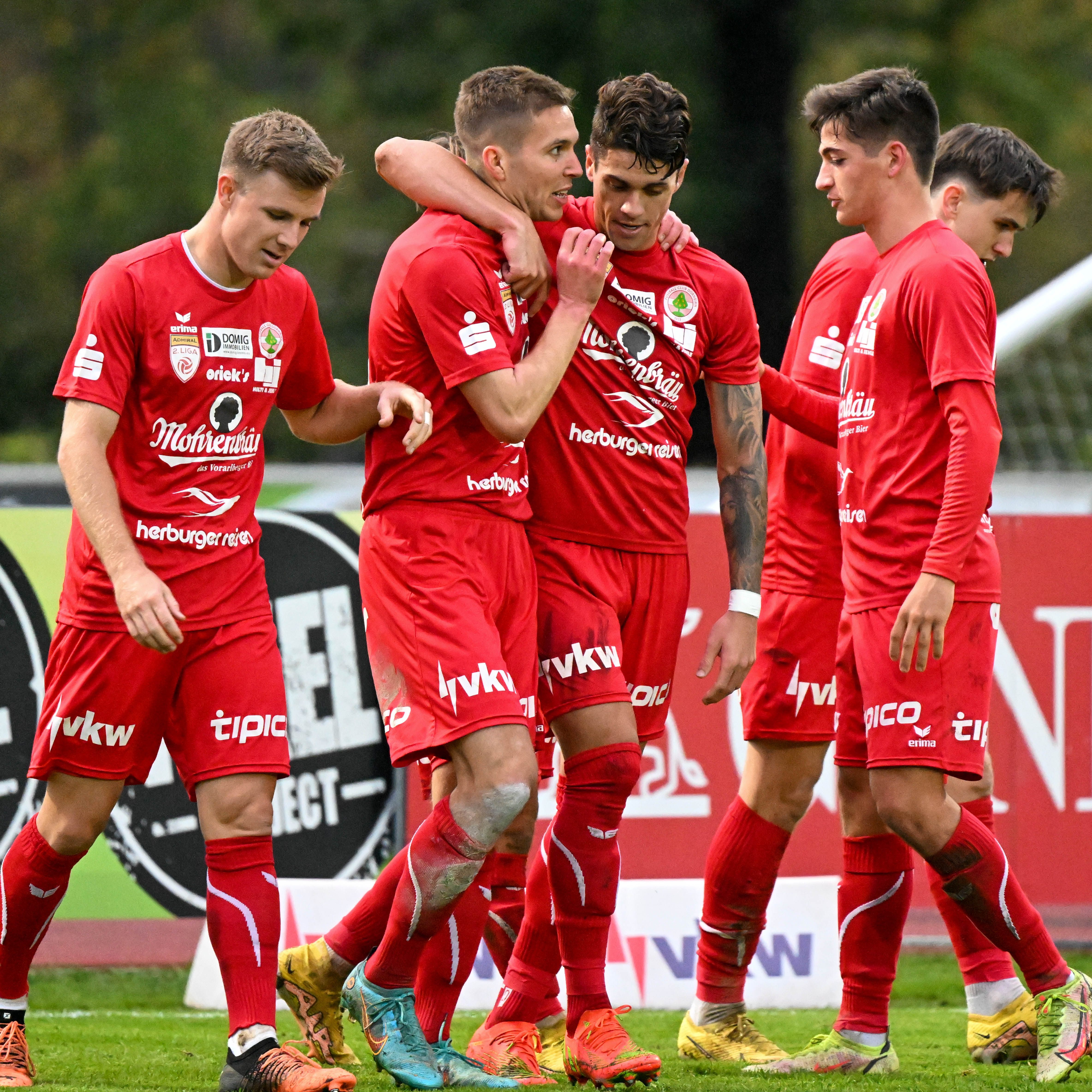 Die Dornbirner hatten auch heute gegen Austria Wien II Grund zu jubeln.
