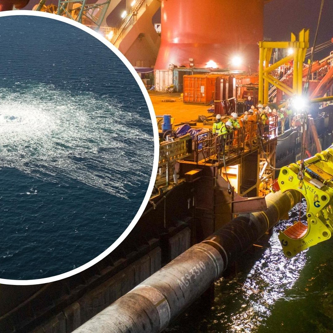 Mehrere Schäden an Nord-Stream-Gaspipelines - Jetzt sprudelt das Gas in die Ostsee.