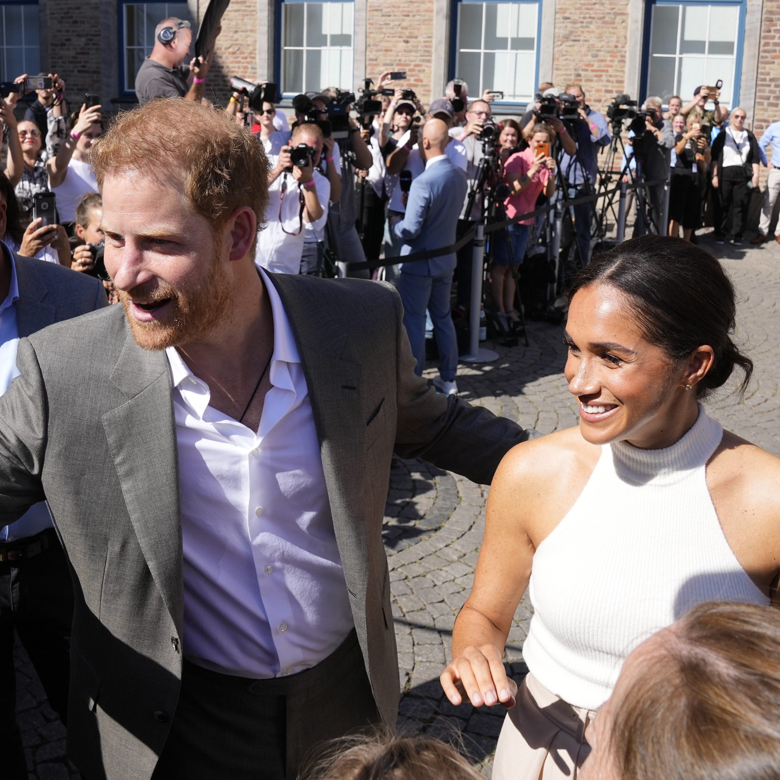 Prinz Harry und Herzogin Meghan sind zu Gast in Düsseldorf.