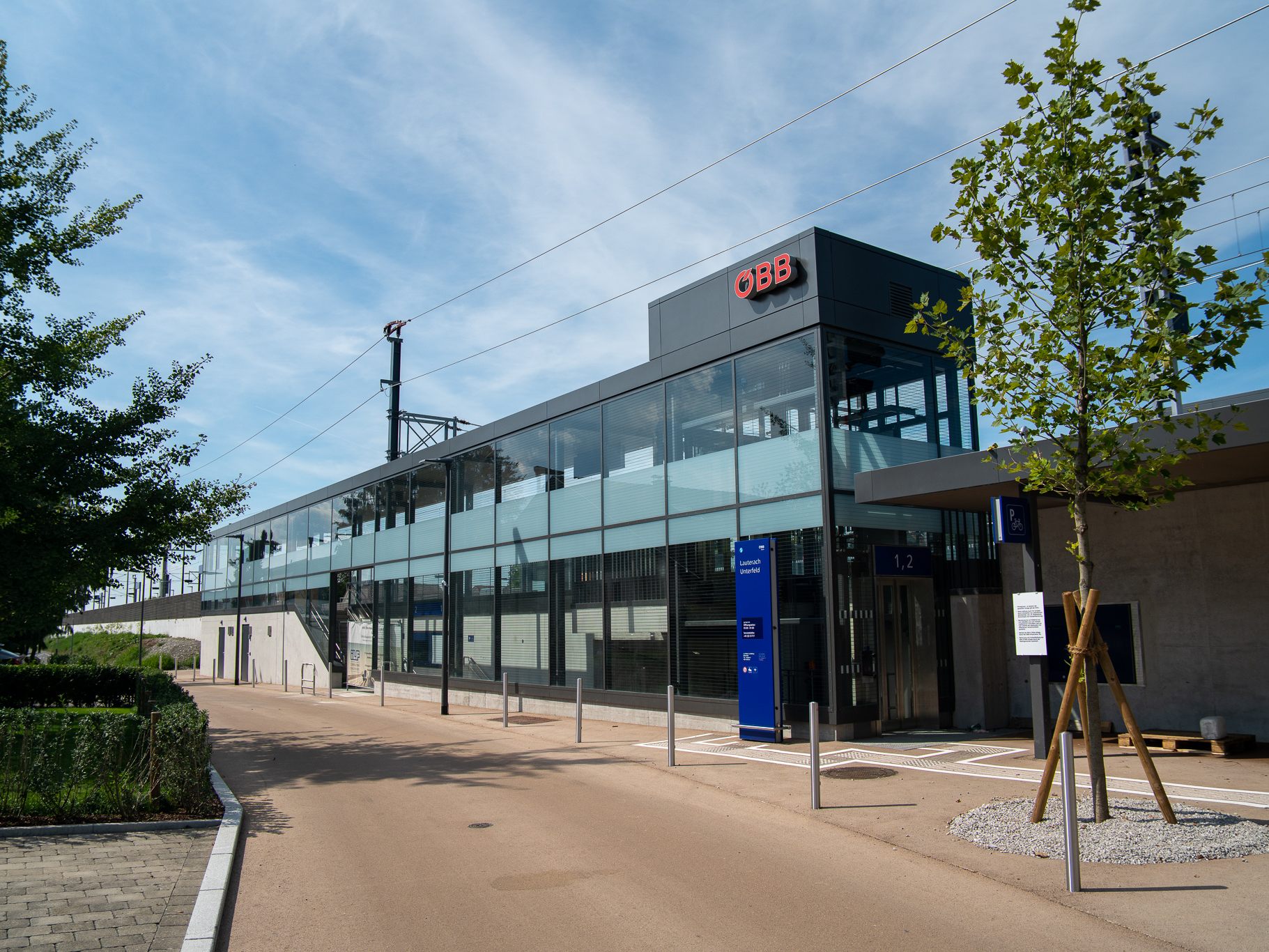 Neue Haltestelle Lauterach Unterfeld geht in Betrieb. Neue Haltestelle Lauterach Unterfeld geht in Betrieb.