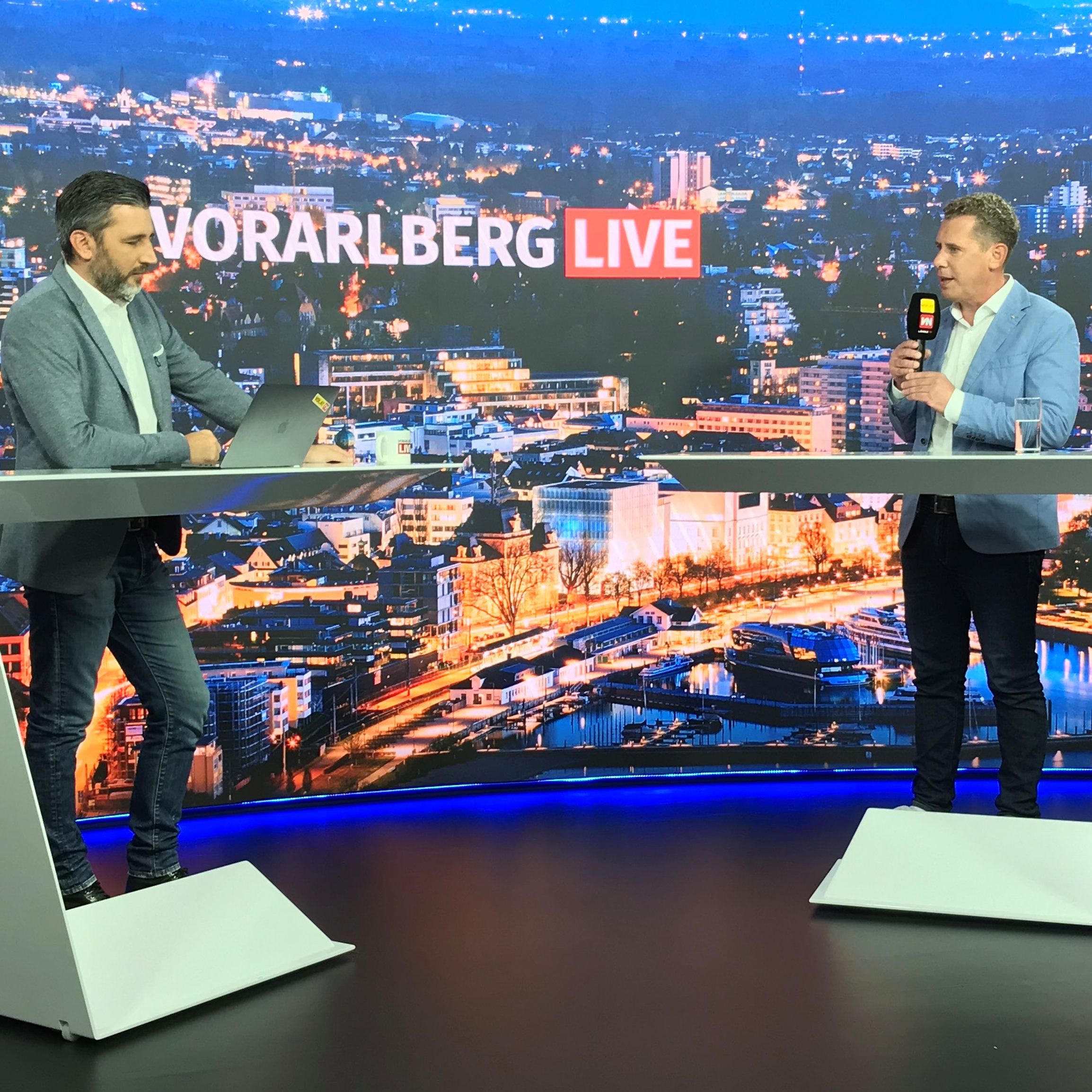 Pascal Pletsch im Gespräch mit Bernhard Heinzle.