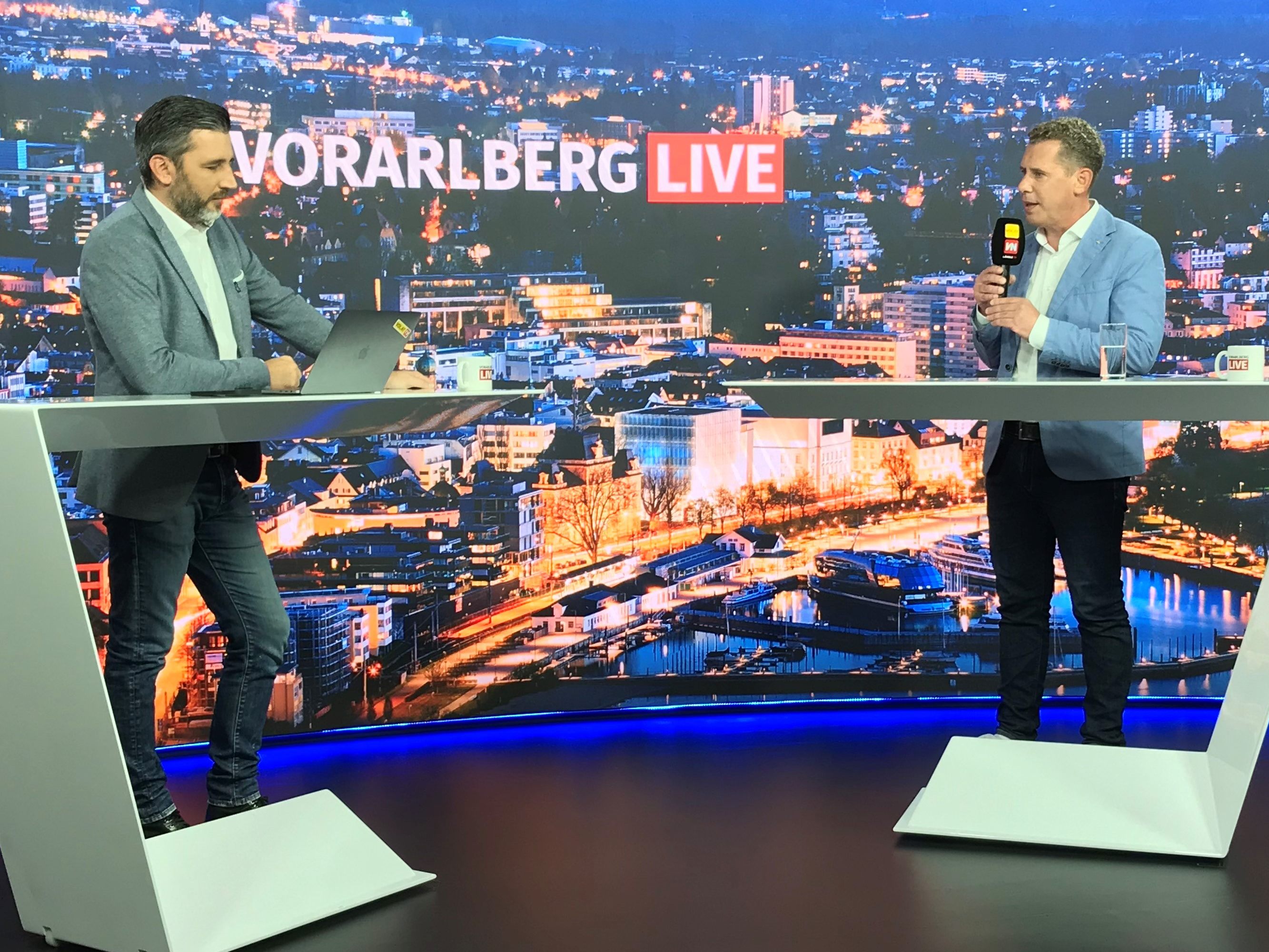 Pascal Pletsch im Gespräch mit Bernhard Heinzle.