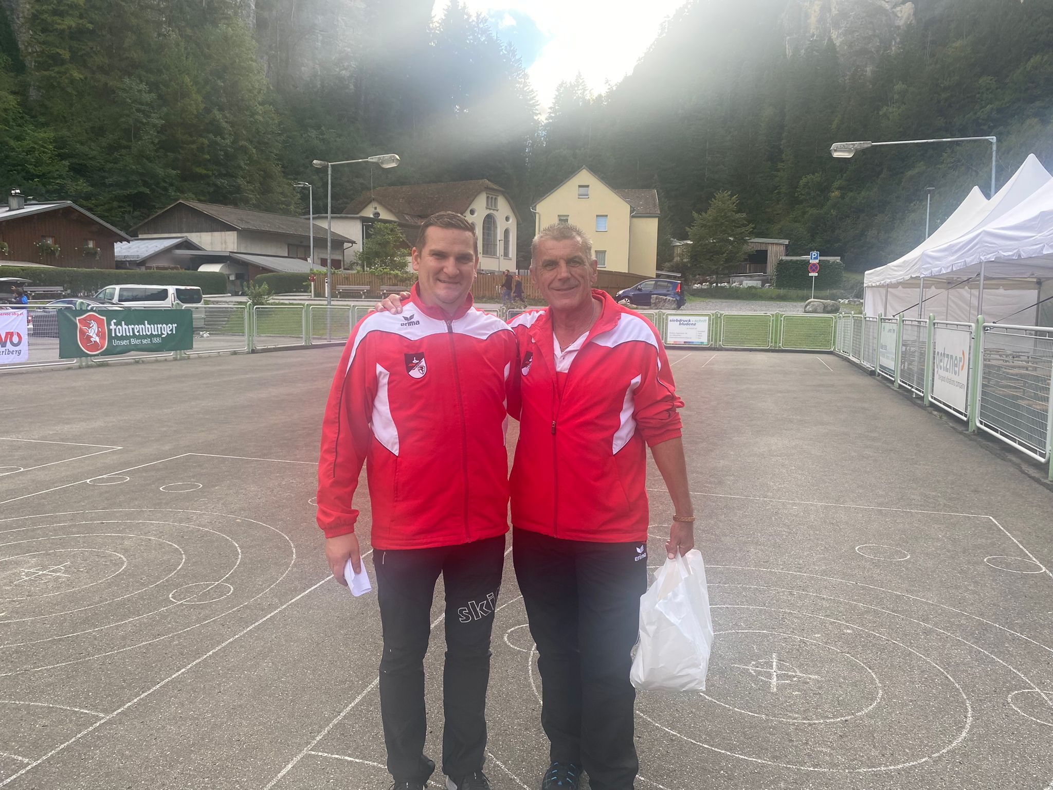 (Das Bludenzer Stockteam: Vinzenz Zech und Raimund Walch, 2. Platz)