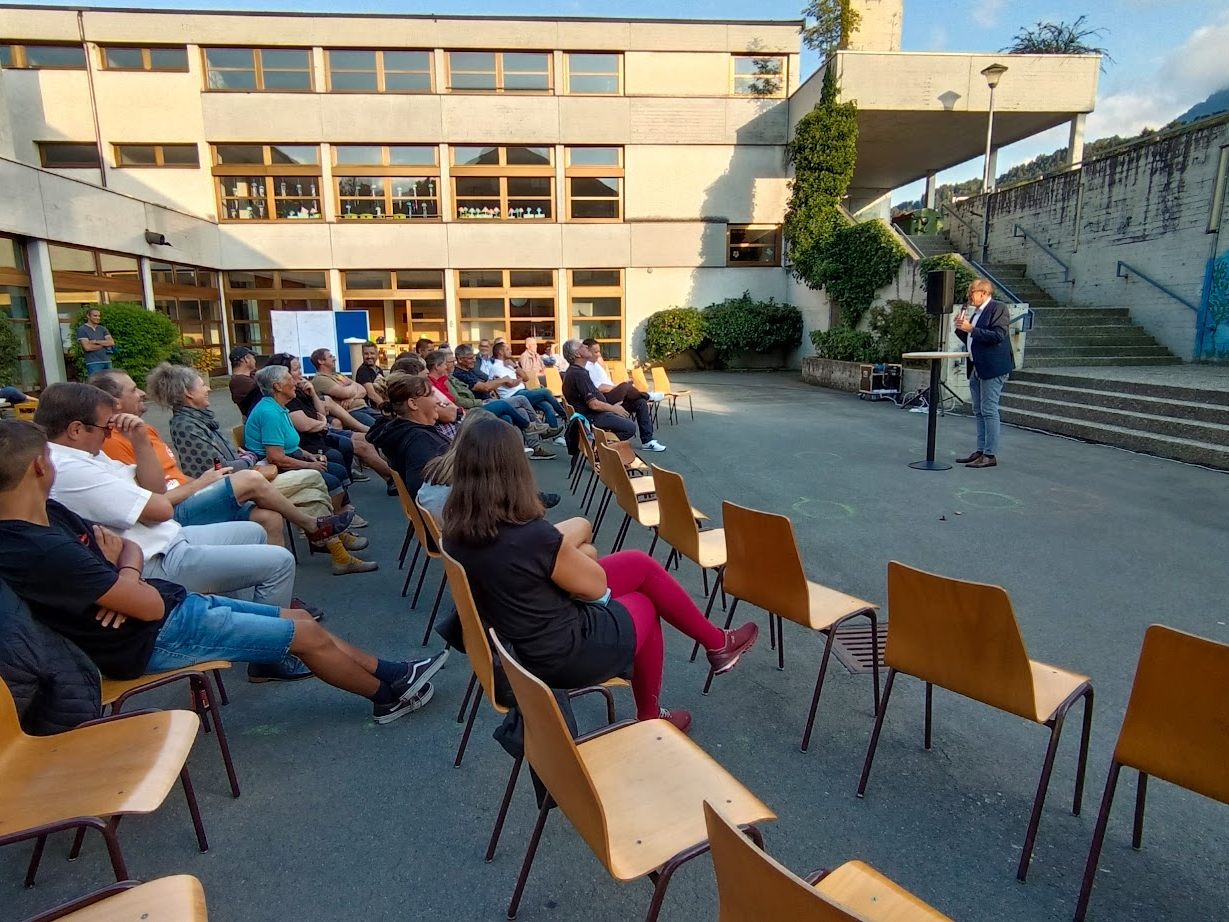 Auch heuer dominierte das Streitthema Verkehr den Parzellenabend in Fellengatter.