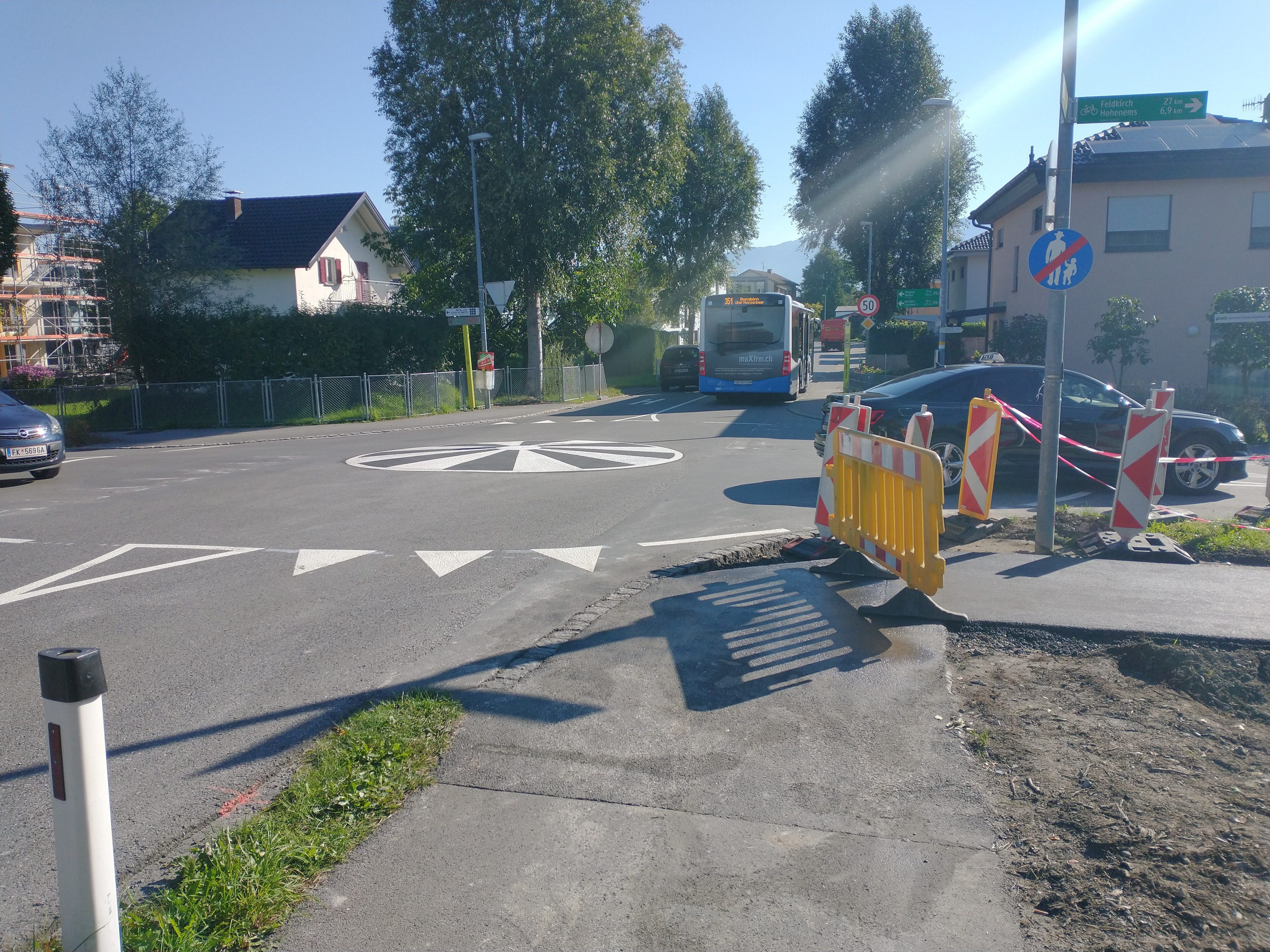 Platzsparend und hoffentlich doch ein Sicherheitsgewinn: Der neue Minikreisel