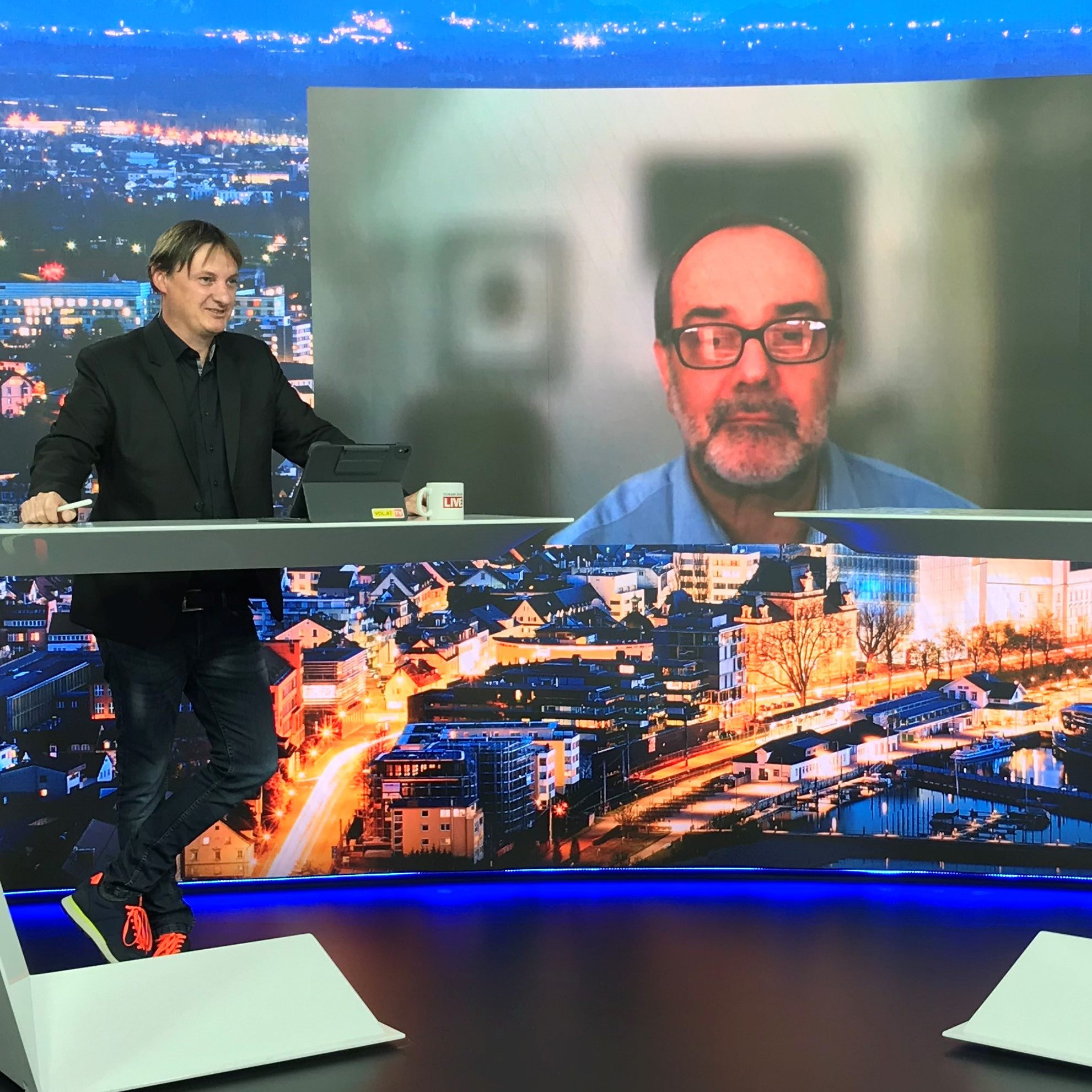 Marc Springer im Gespräch mit Prof. Dr. Christian Köberl.