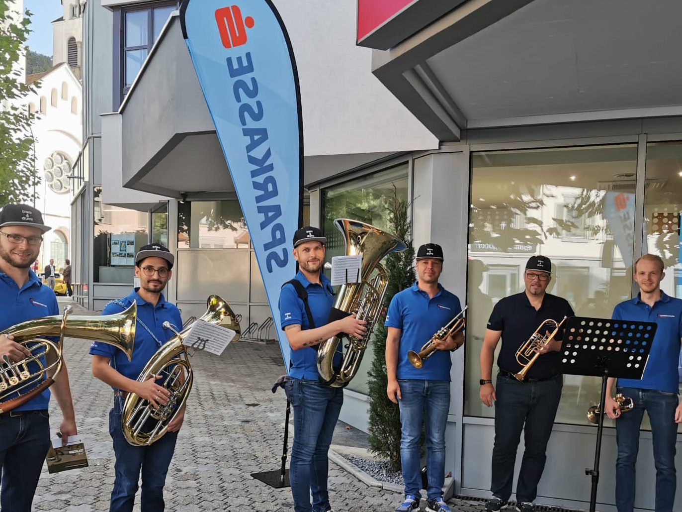 Das Brass & Drums-Ensemble der Gemeindemusik Götzis Das Brass & Drums-Ensemble der Gemeindemusik Götzis