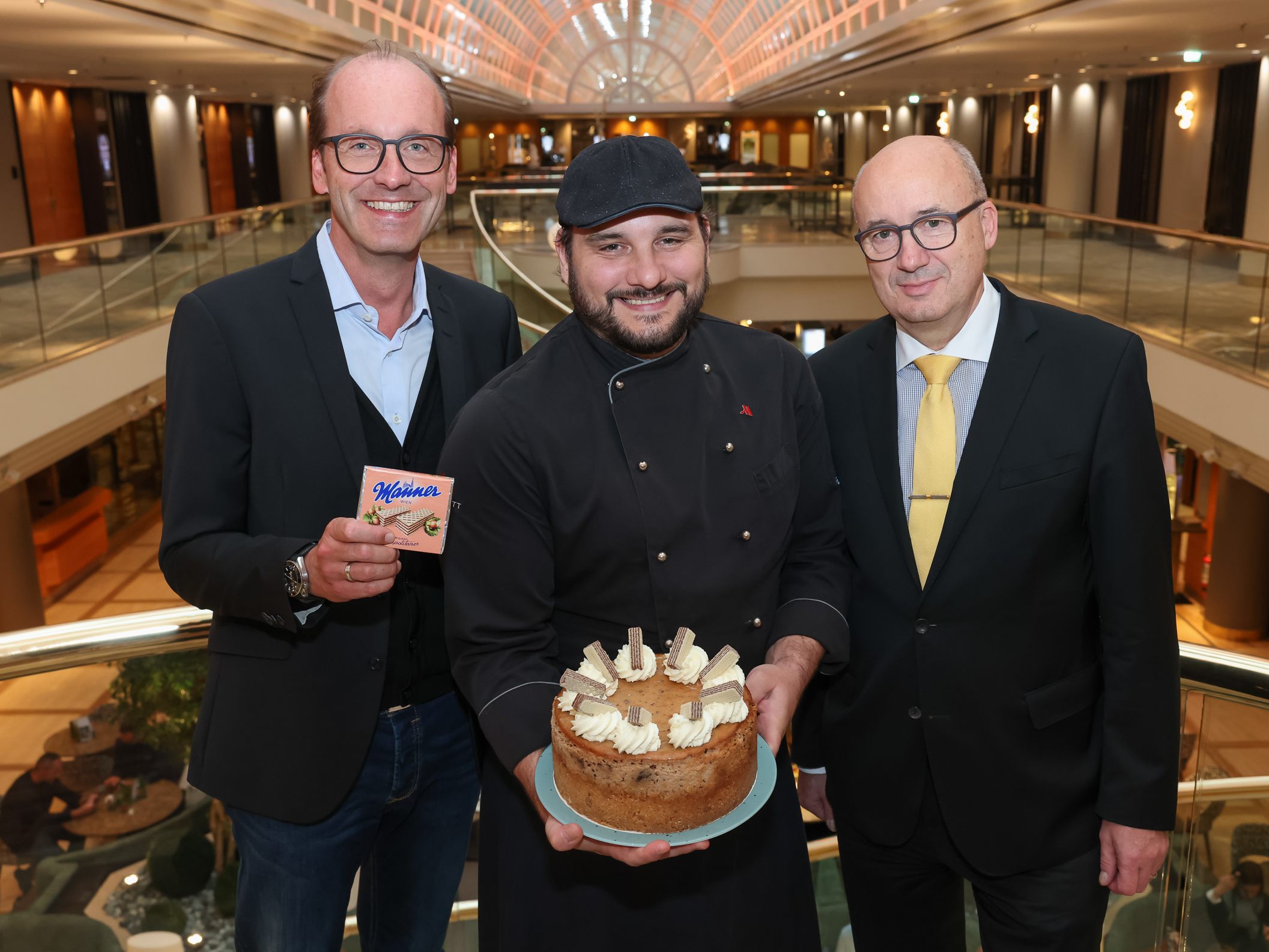 Der Cheesecake á la Manner zählt zu den Highlights des Cheesecake Tastings im Vienna Marriott Hotel am 15. Oktober in Wien. Der Cheesecake á la Manner zählt zu den Highlights des Cheesecake Tastings im Vienna Marriott Hotel am 15. Oktober in Wien.
