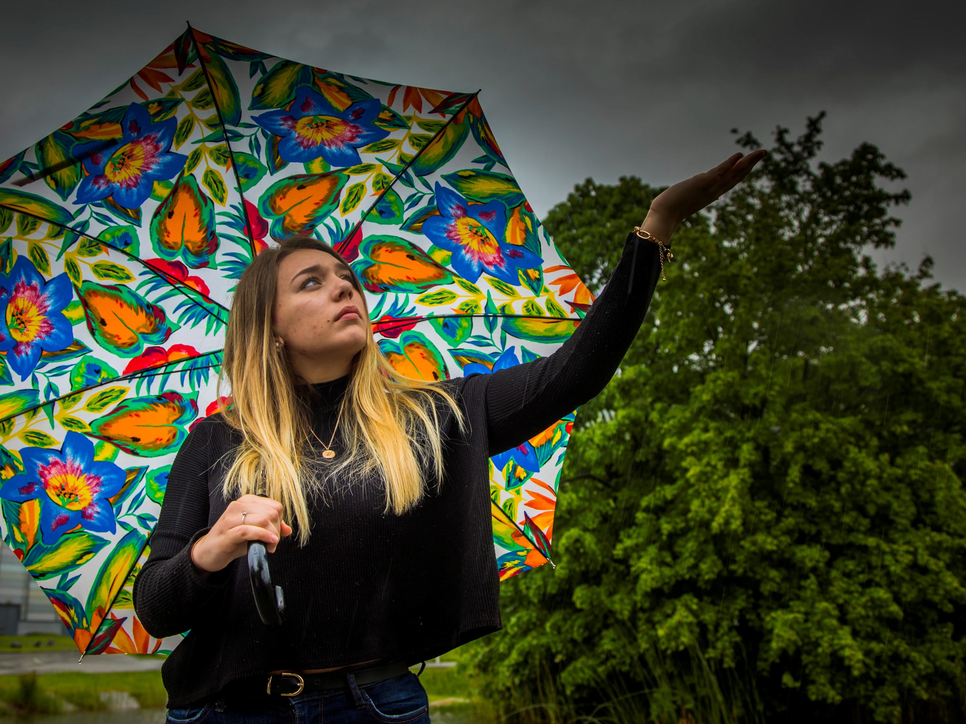 Es ist wieder einiges an Regen angekündigt.
