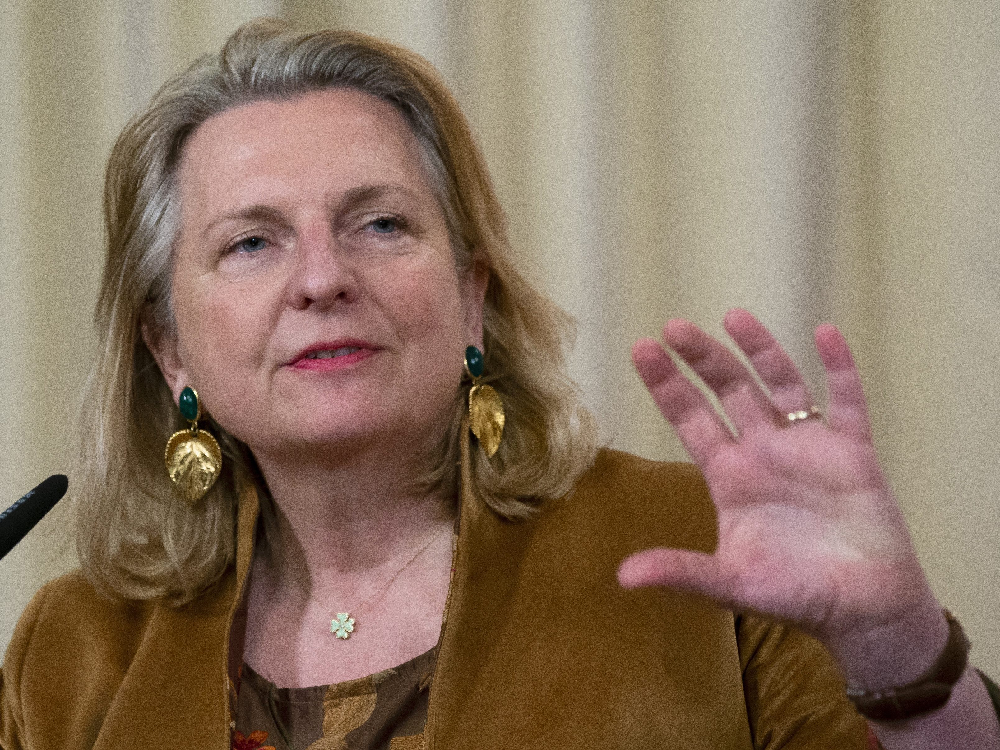 Kneissl: Europa hat Energiekrise selbst provoziert.