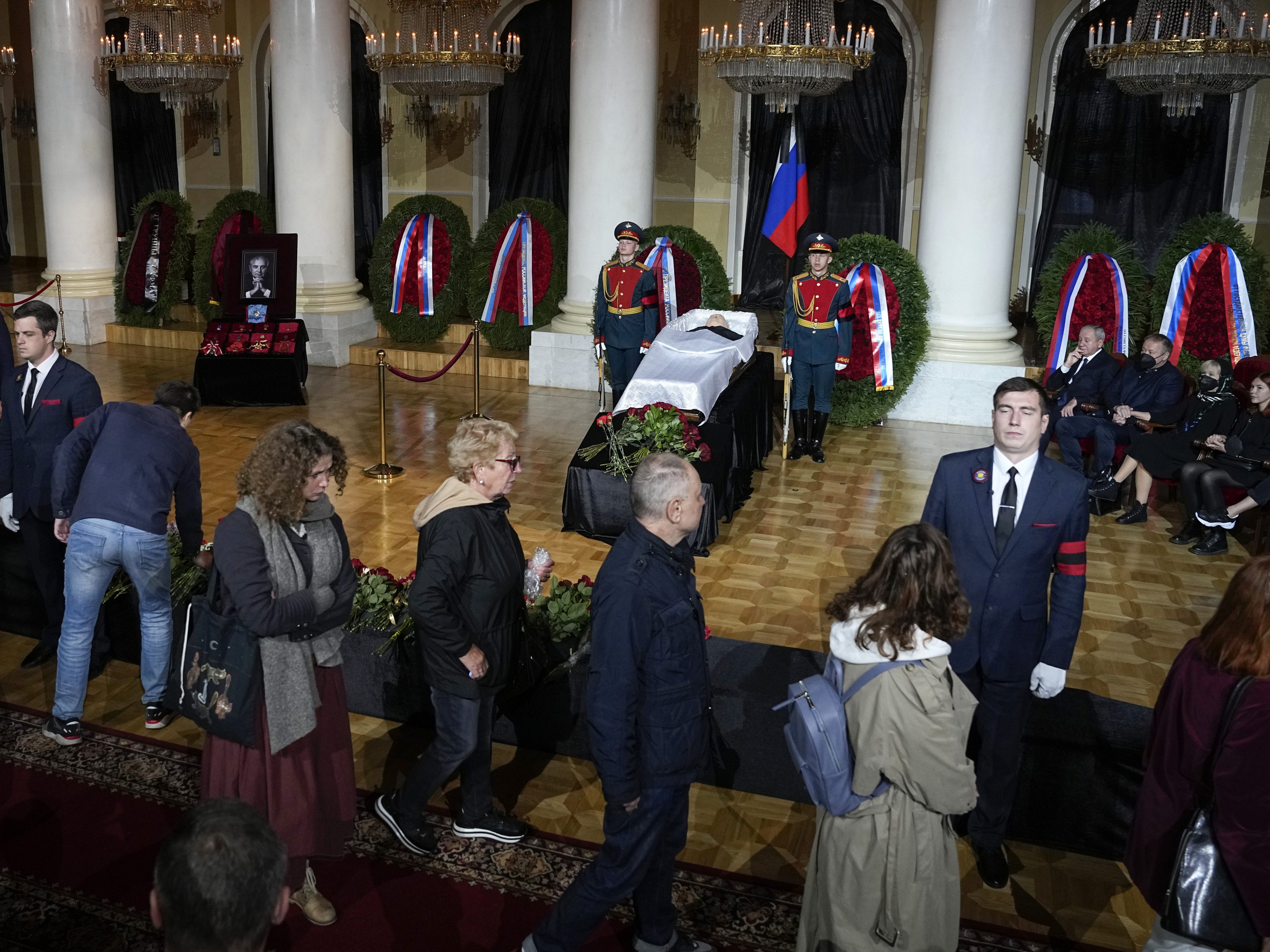 Die Trauerfeier für Michail Gorbatschow wurde in Moskau abgehalten.