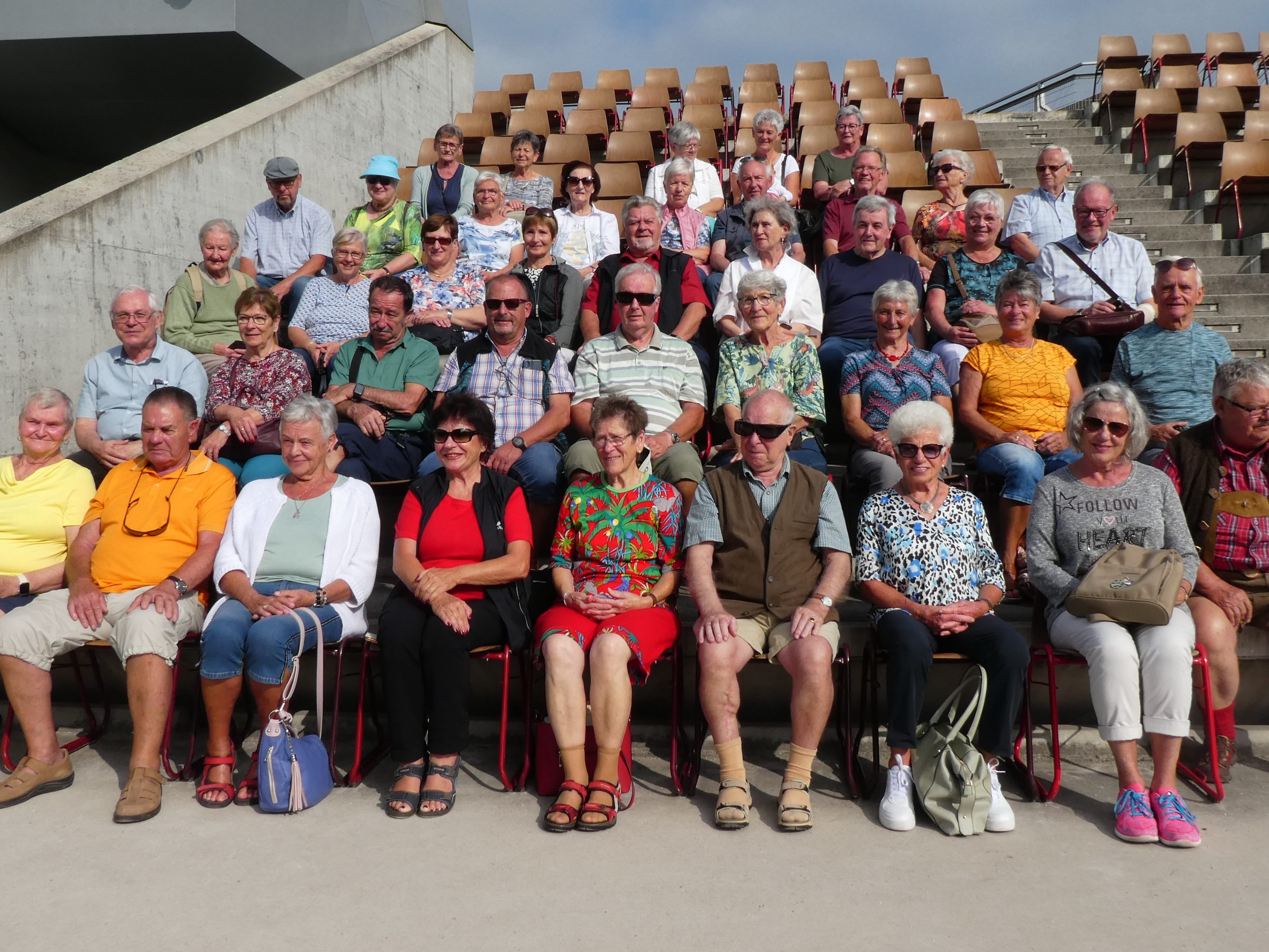 die Reisegruppe in Grafenegg