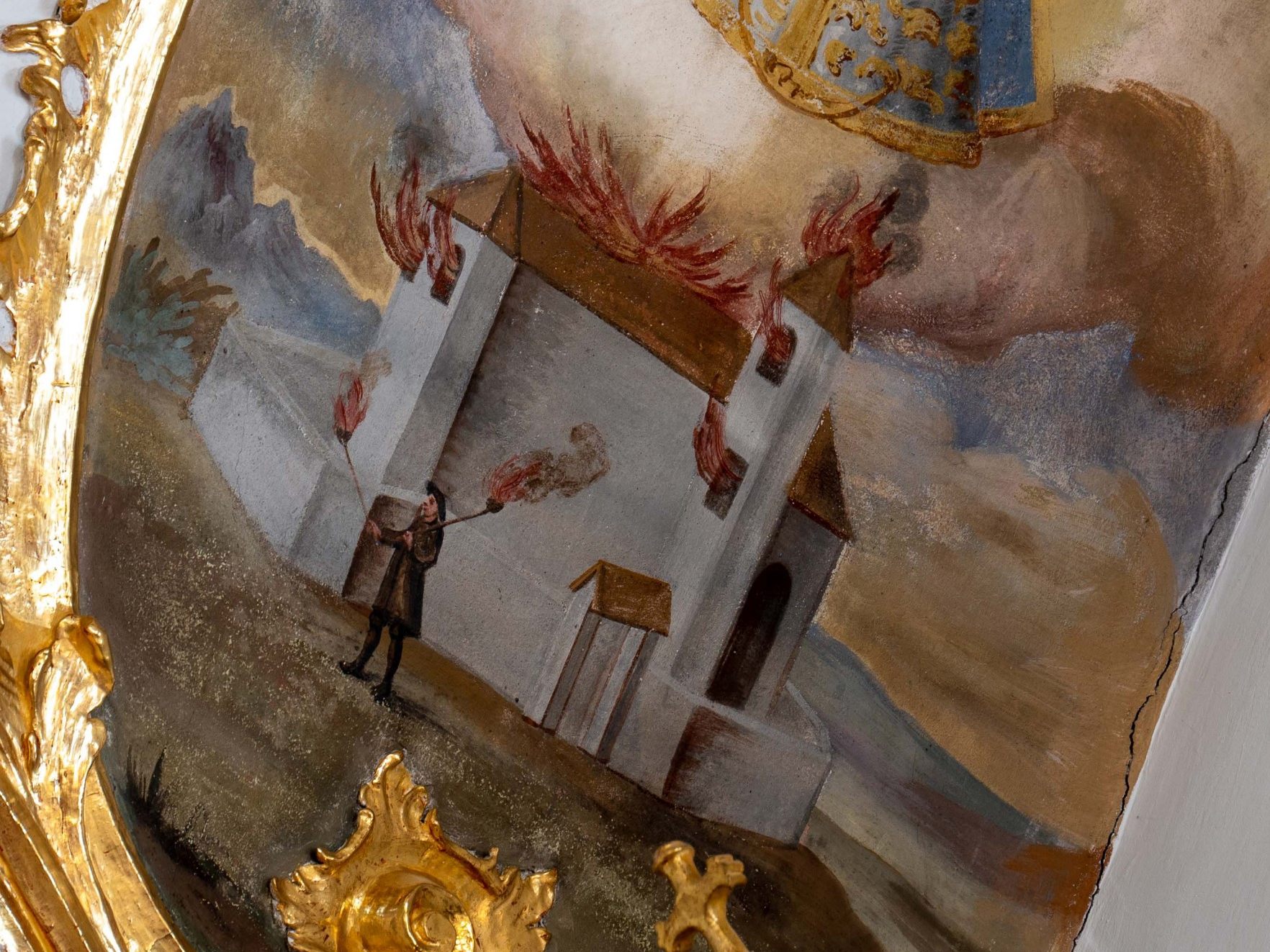 Bilder in Kirchen zeugen von den Aufständen Bilder in Kirchen zeugen von den Aufständen