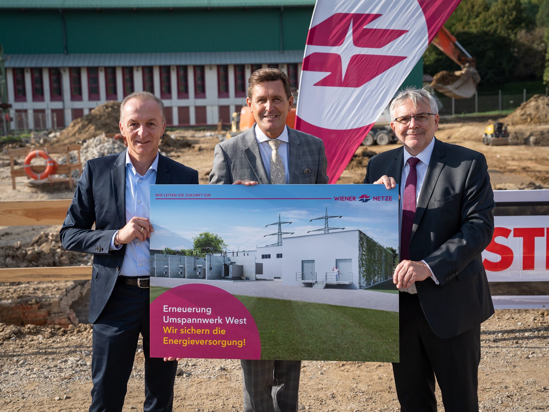 Wiener Netze und Austrian Power Grid erneuern das Umspannwerk West. Wiener Netze und Austrian Power Grid erneuern das Umspannwerk West.