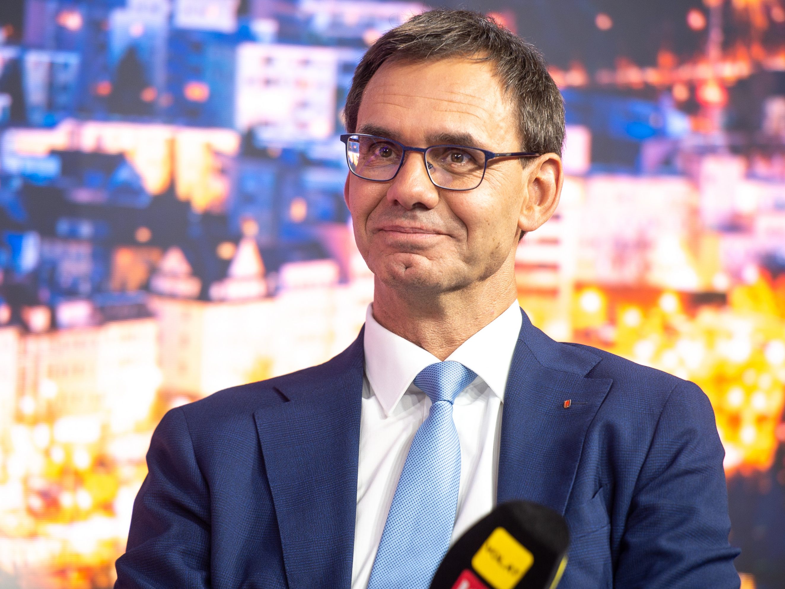 Landeshauptmann Markus Wallner am Tag seiner Rückkehr ins Amt zu Gast bei "Vorarlberg Live"