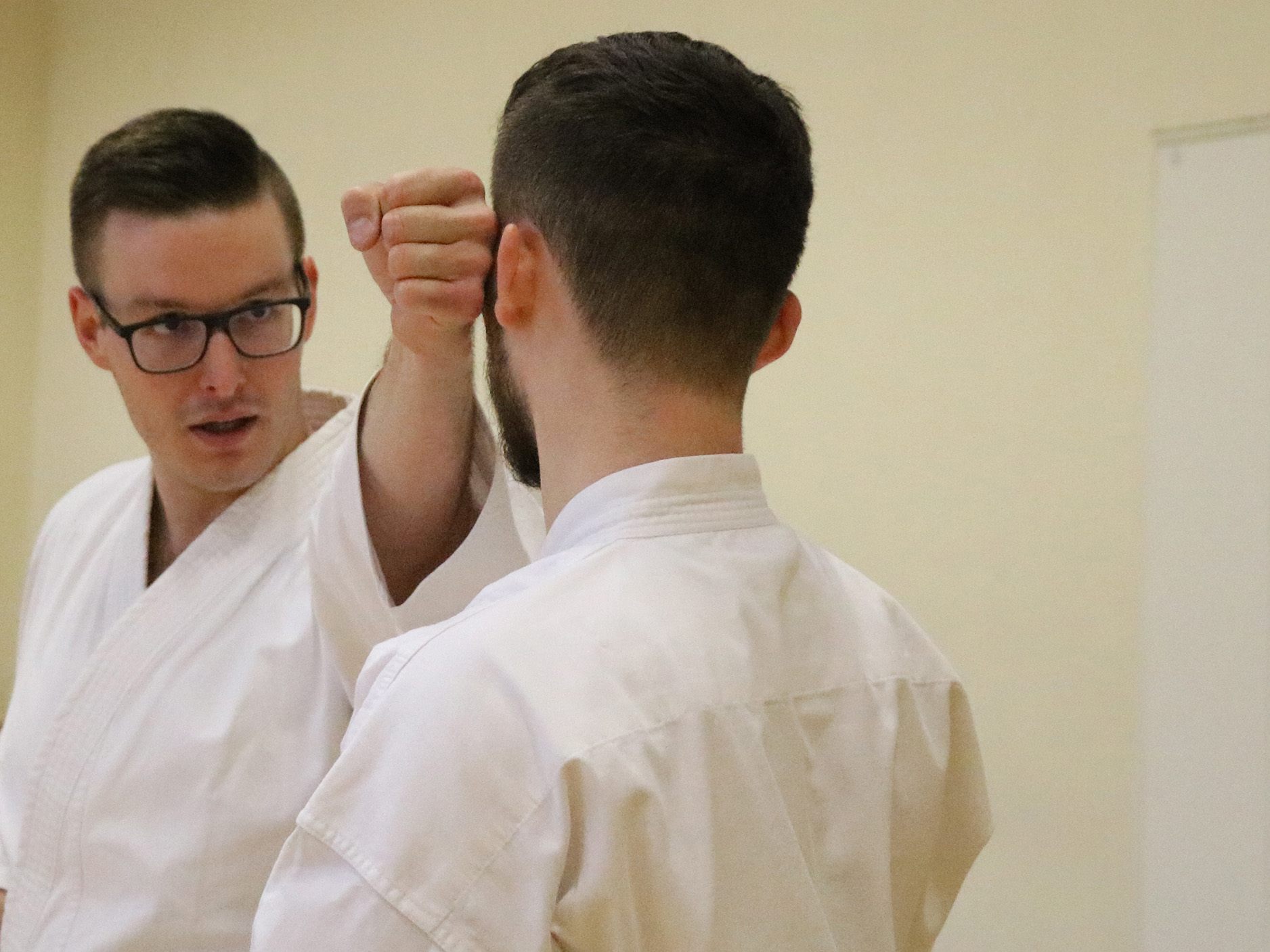 Trainiert wird im Stil des Traditionellen Shotokan Karate