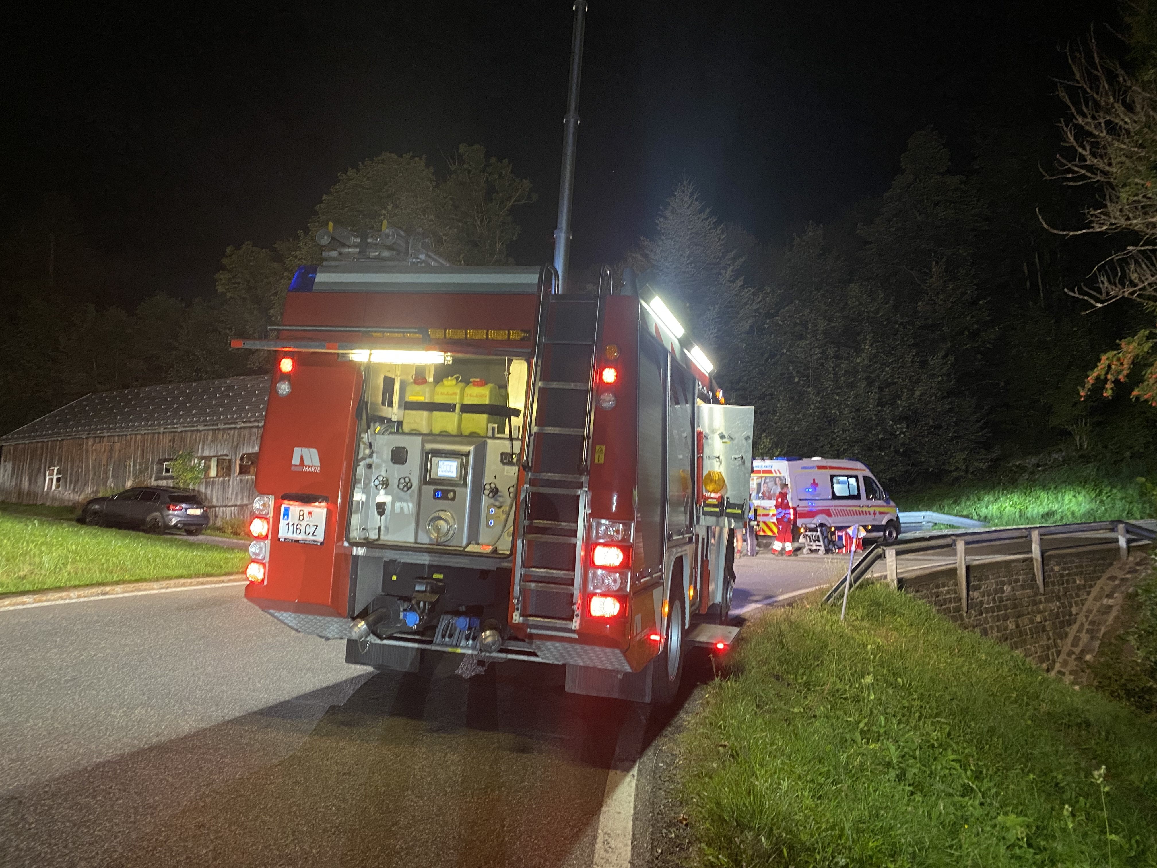 Unfall am Montag in Schwarzenberg.