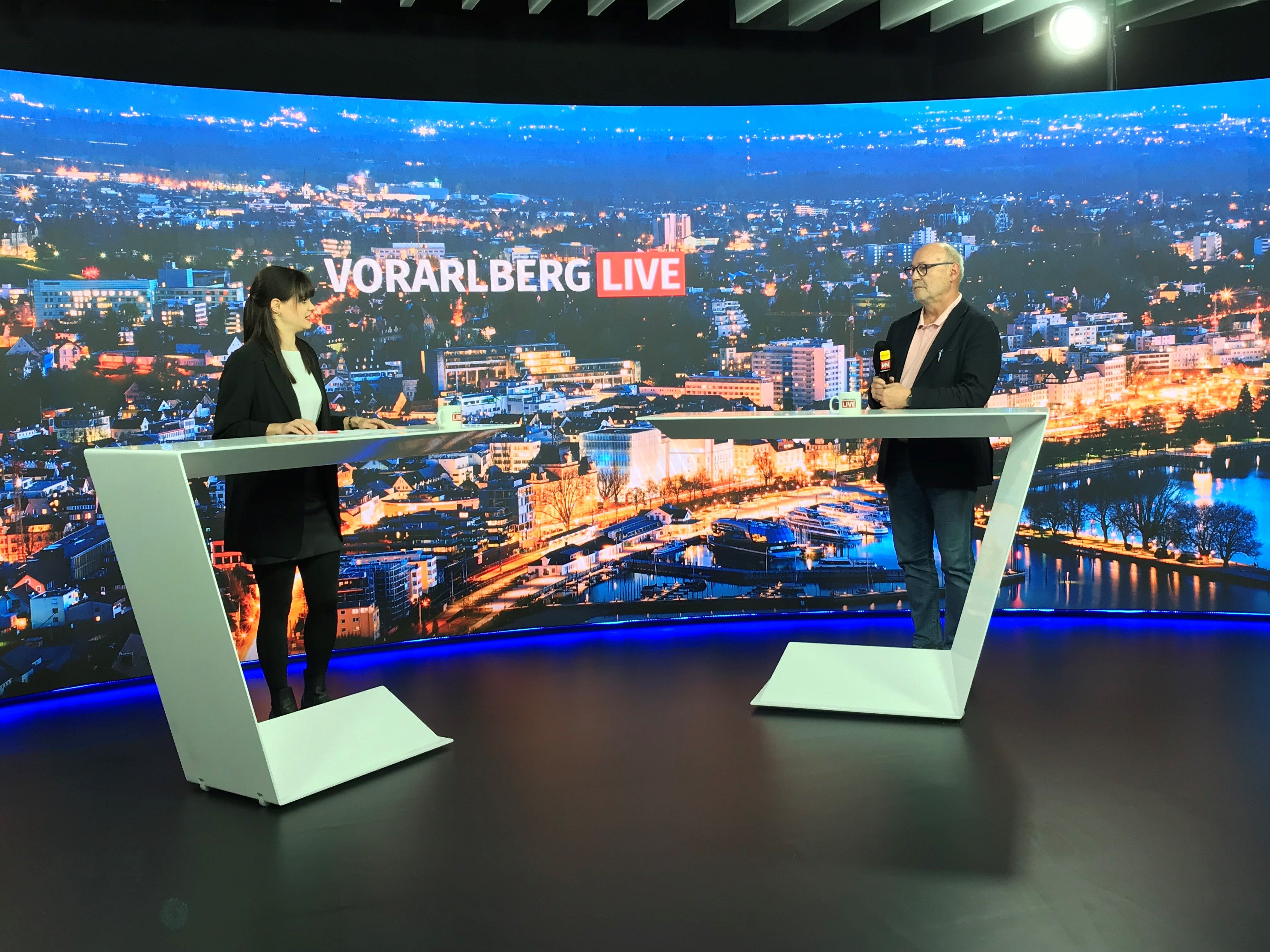 Dr. Robert Spiegel bei "Vorarlberg LIVE".