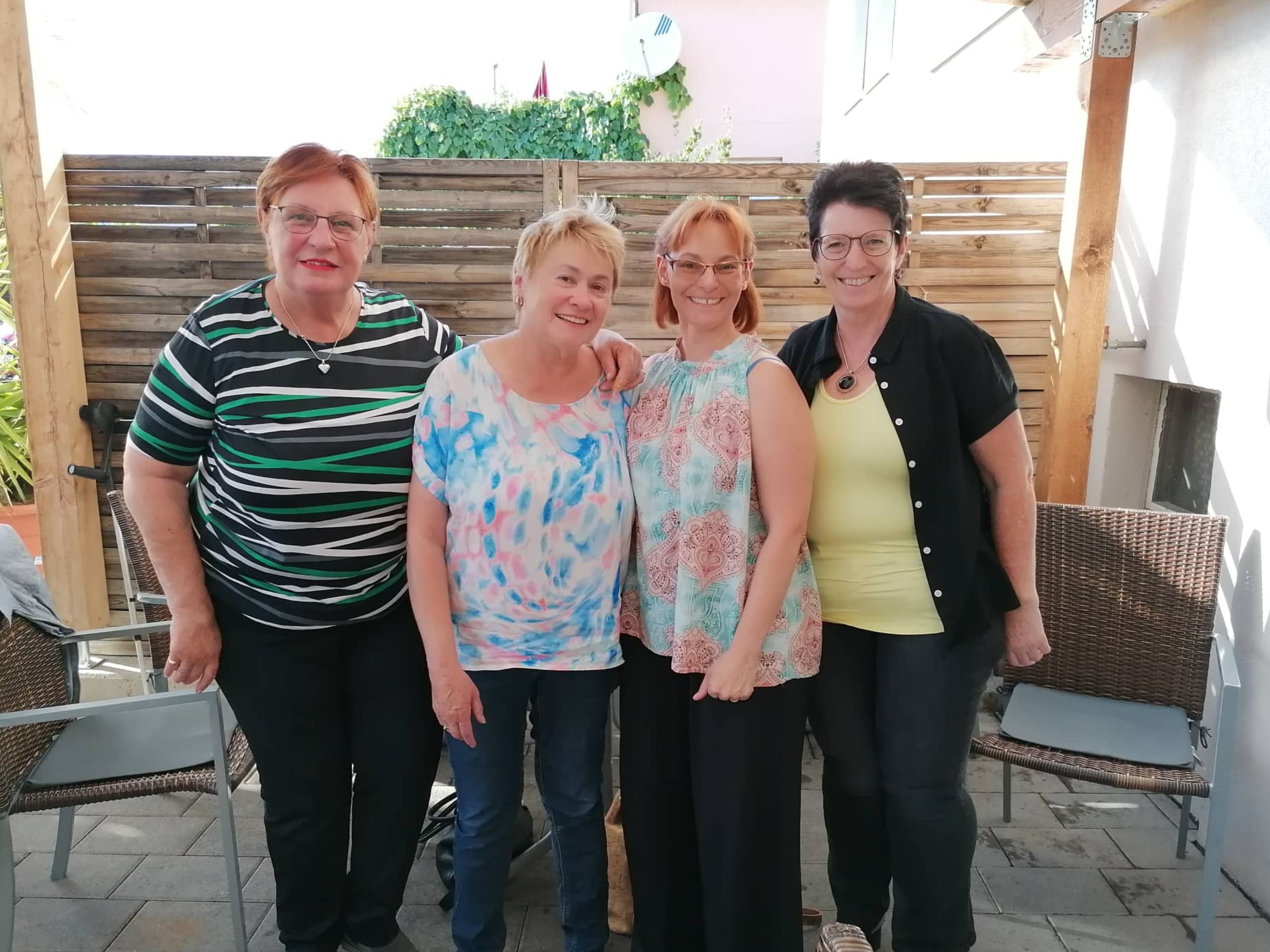 Der Vorstand der Seniorenbörse Weiler und Vorderland: Inge Brunner (Vizeobfrau) Renate Summer (Kassierin), Melanie Bernecker (Obfrau), Gabi Marzari (Schriftführerin)