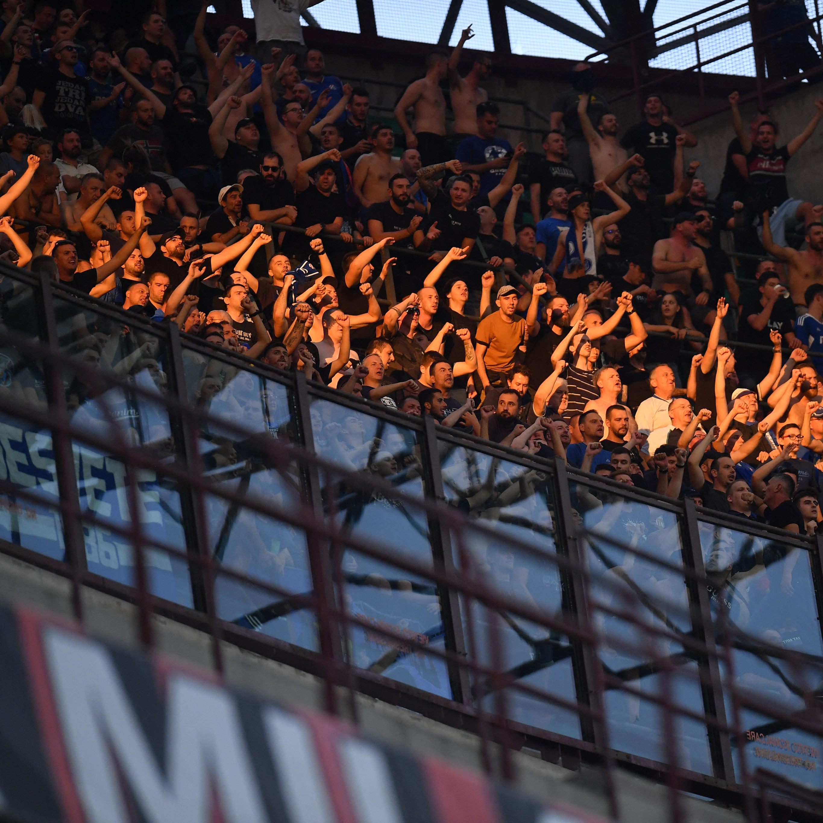 Anhänger von Dinamo Zagreb.