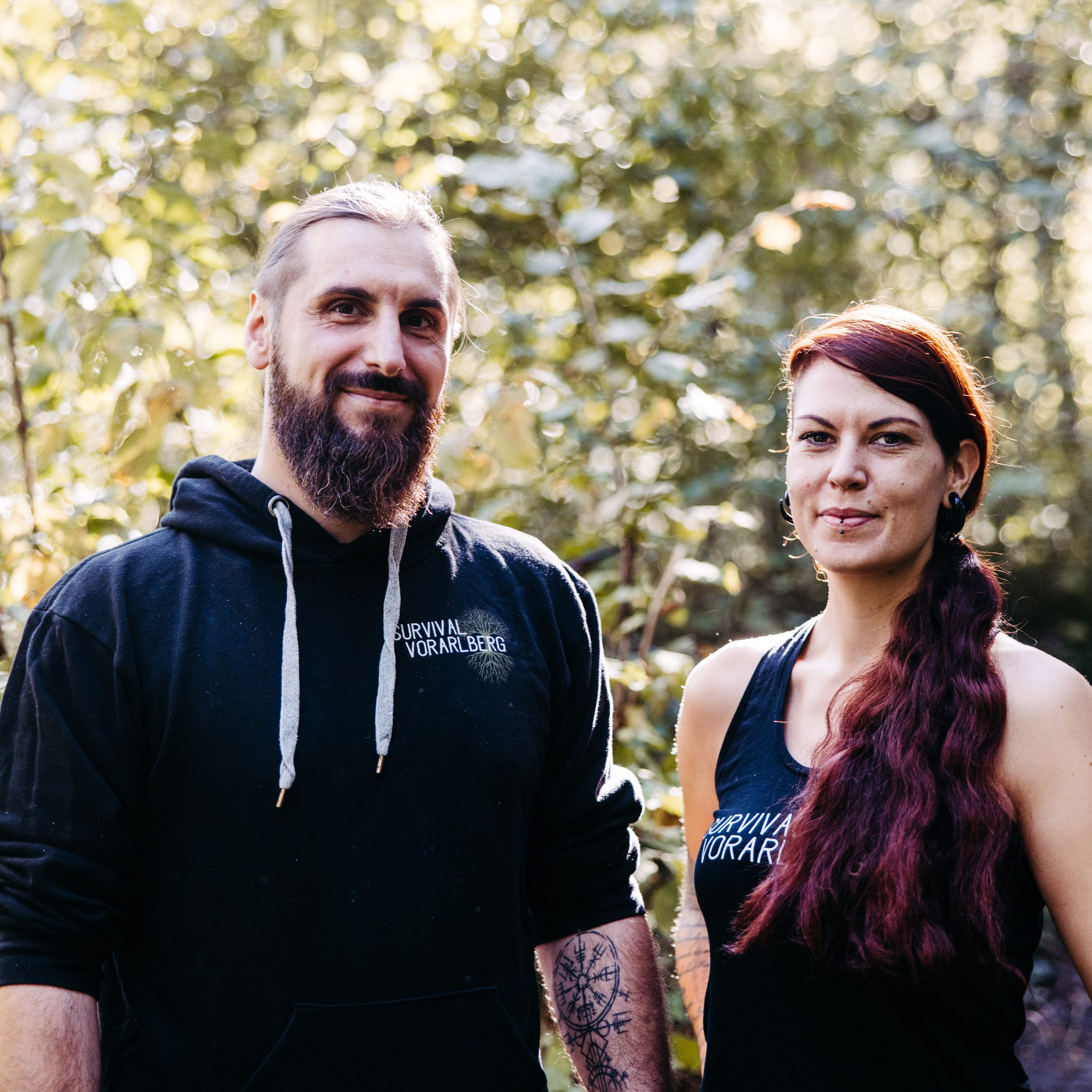 Samuel Wüthrich und Lucy Pernthaler.