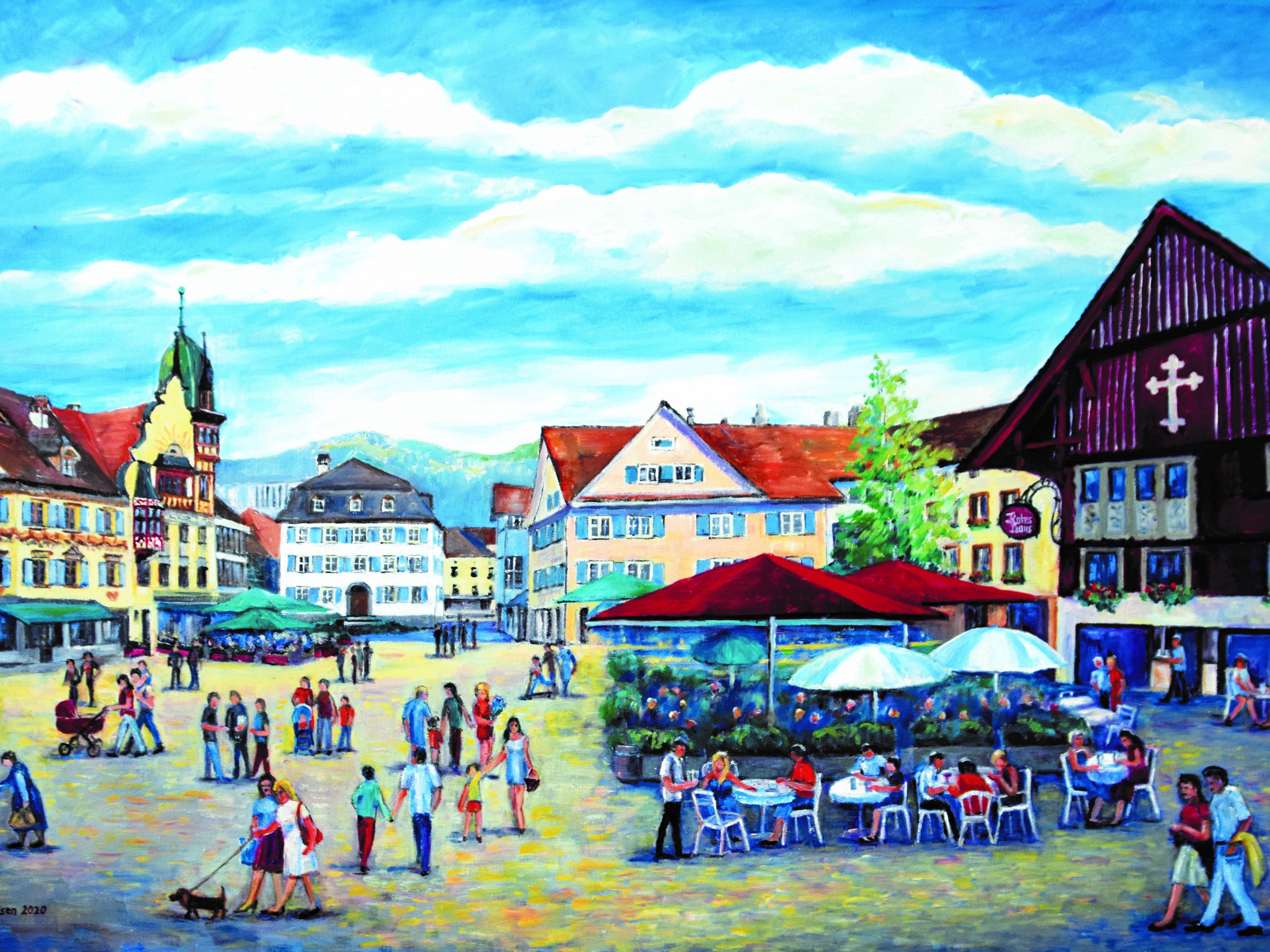 Die aktuelle Ausstellung von Ilse Theisen-Blank zeigt Bilder in Öl und Aquarell vom alten Dornbirn. Die aktuelle Ausstellung von Ilse Theisen-Blank zeigt Bilder in Öl und Aquarell vom alten Dornbirn.