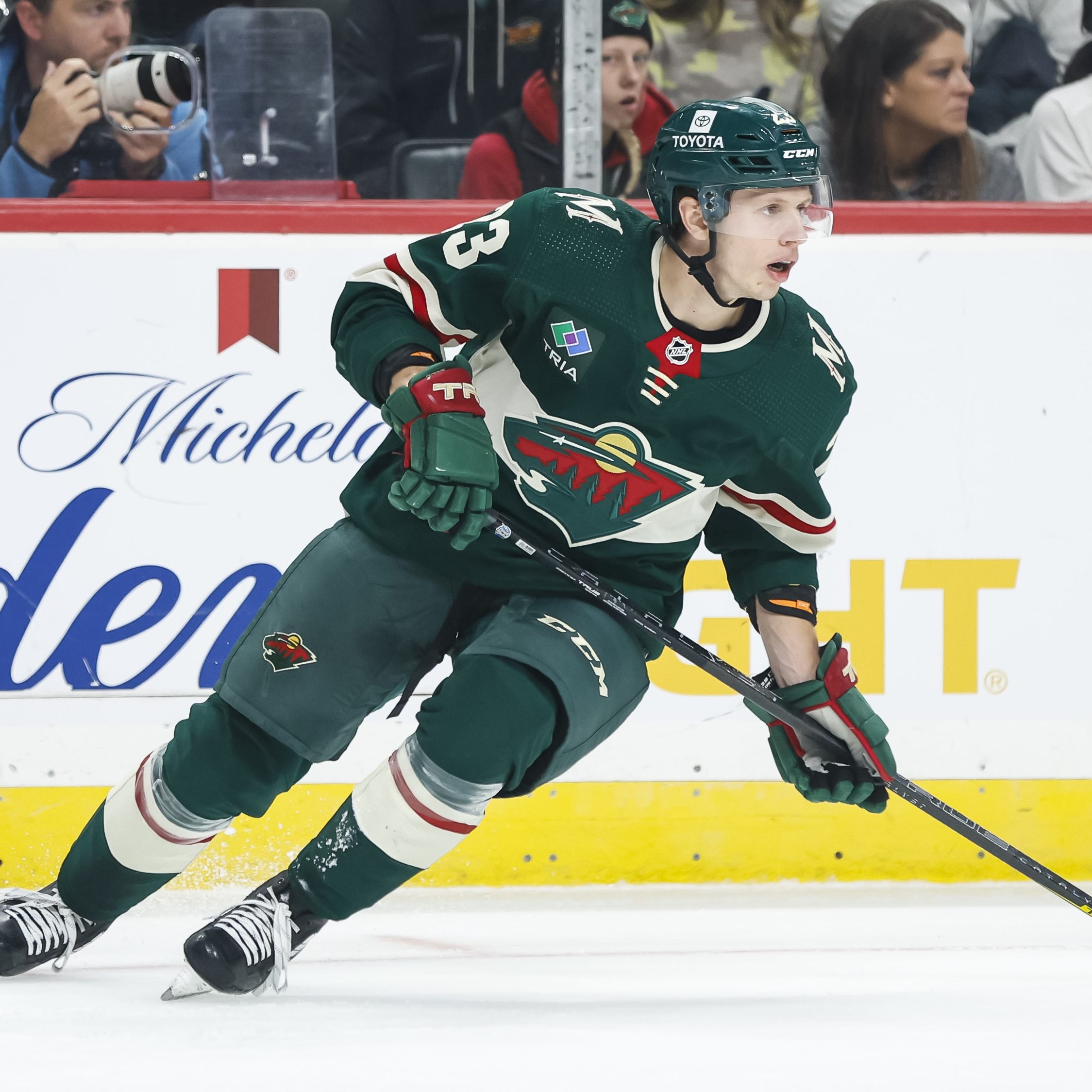 Center aus Vorarlberg muss sich seinen Platz bei Minnesota Wild erkämpfen.