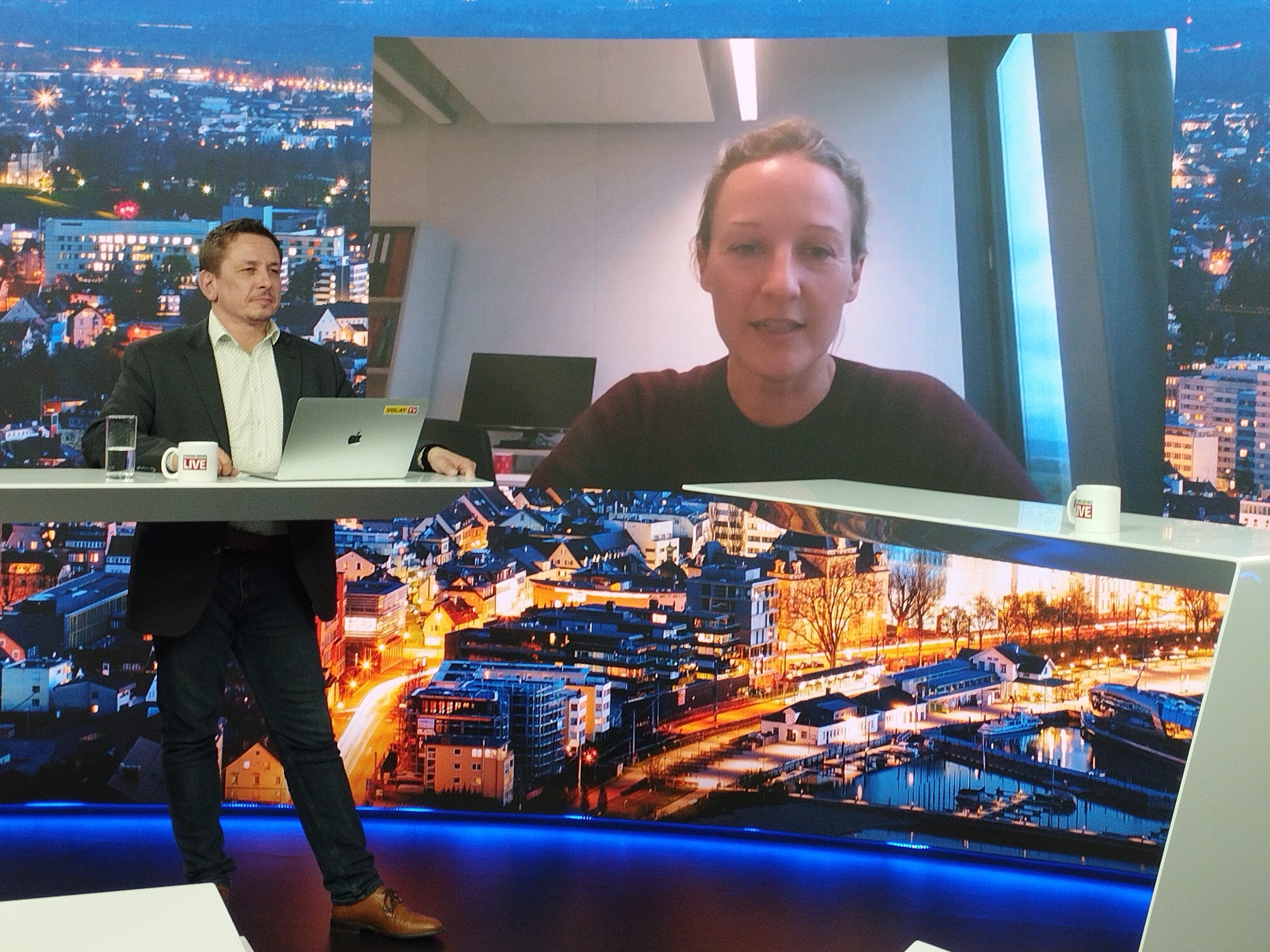 Dr. Emma Slack bei "Vorarlberg LIVE".