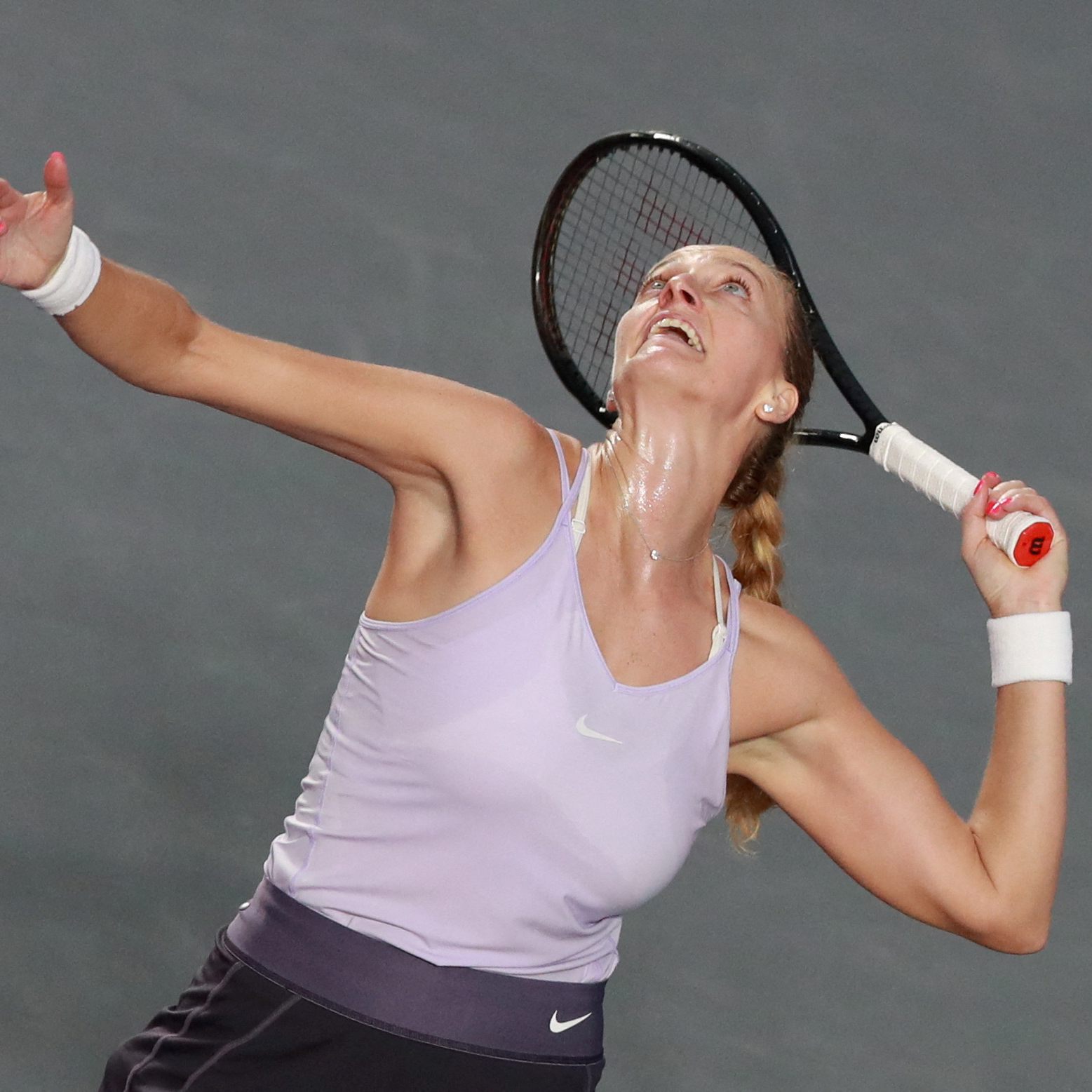 Petra Kvitova kann sich bei einem Bienenschwarm für die Verschiebung ihres Tennis-Matches gegen Bernarda Pera in Mexiko bedanken.