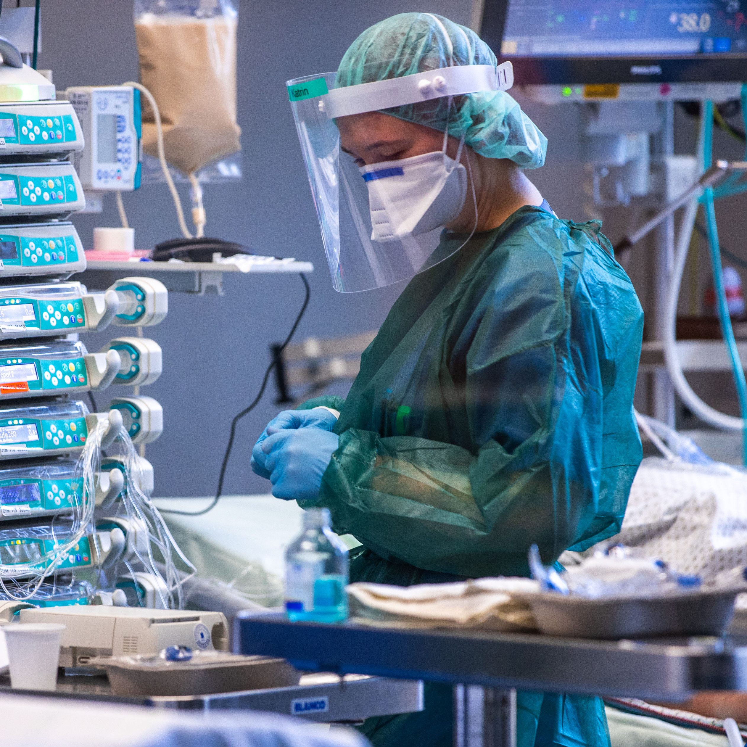 Die Zahl der Covid-Patienten im Krankenhaus könnte rasant ansteigen.