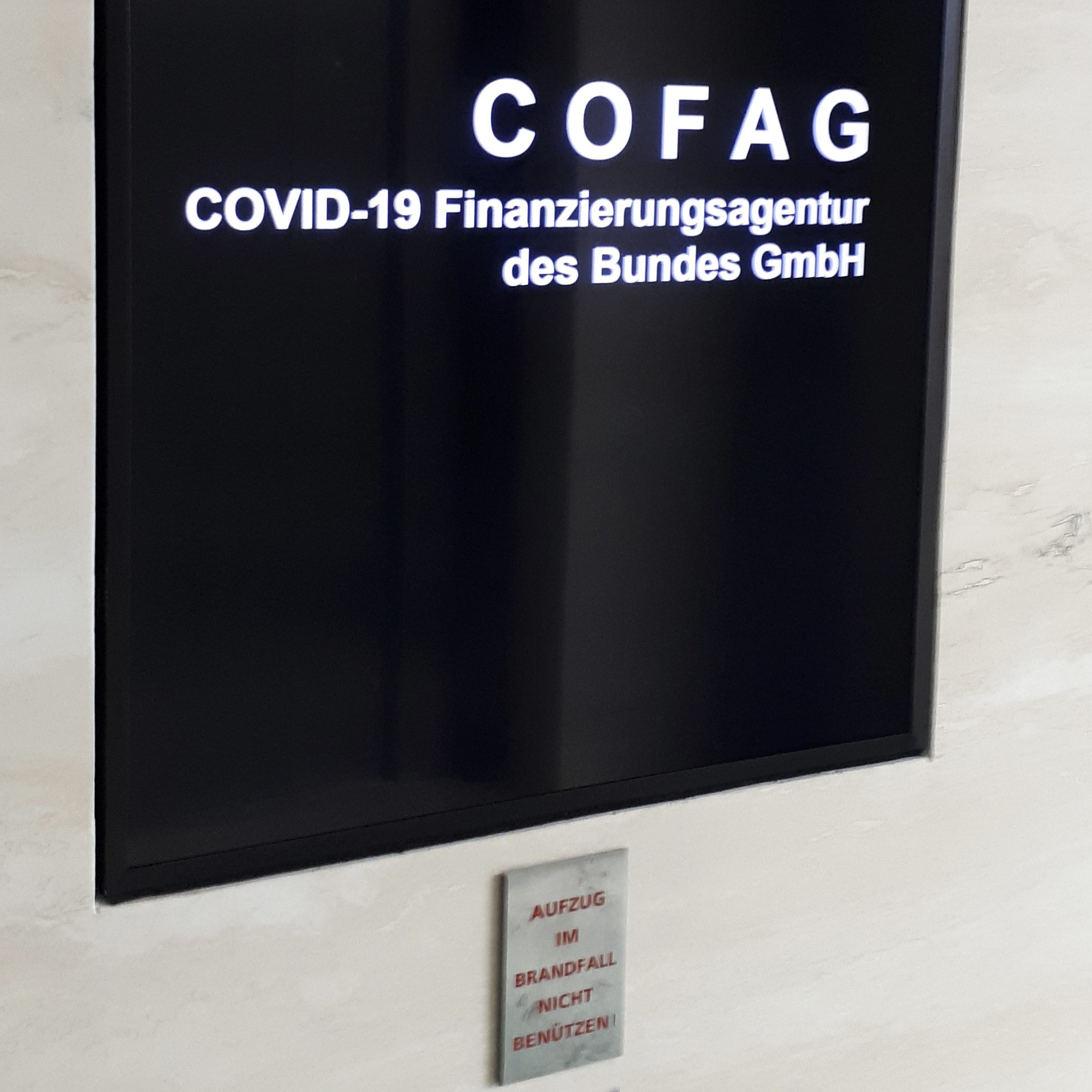 Das Finanzministerium prüft derzeit verstärkt die COFAG-Hilfen nach.