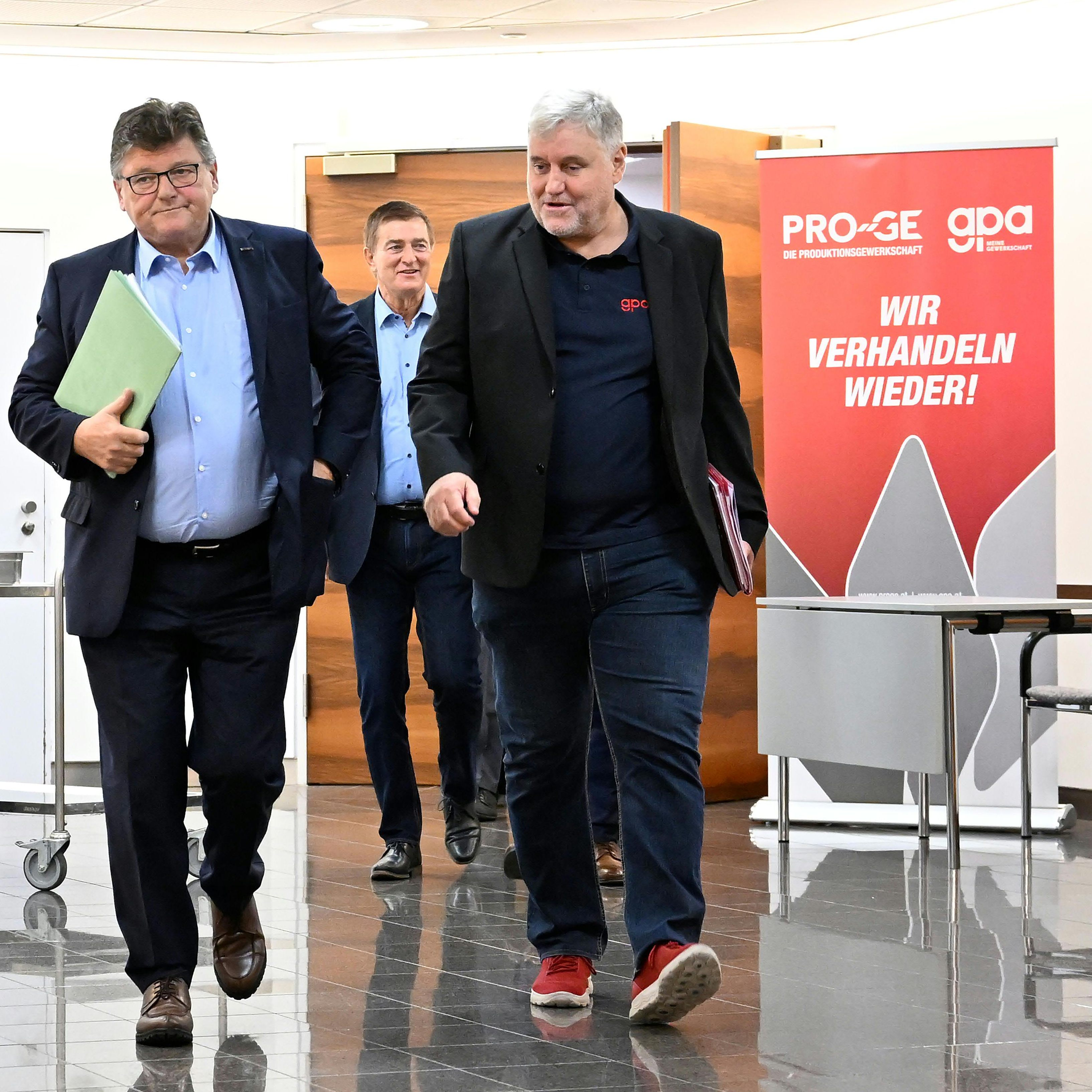 Am Montag begann die erste Verhandlungsrunde zum Metaller-KV für 2023.