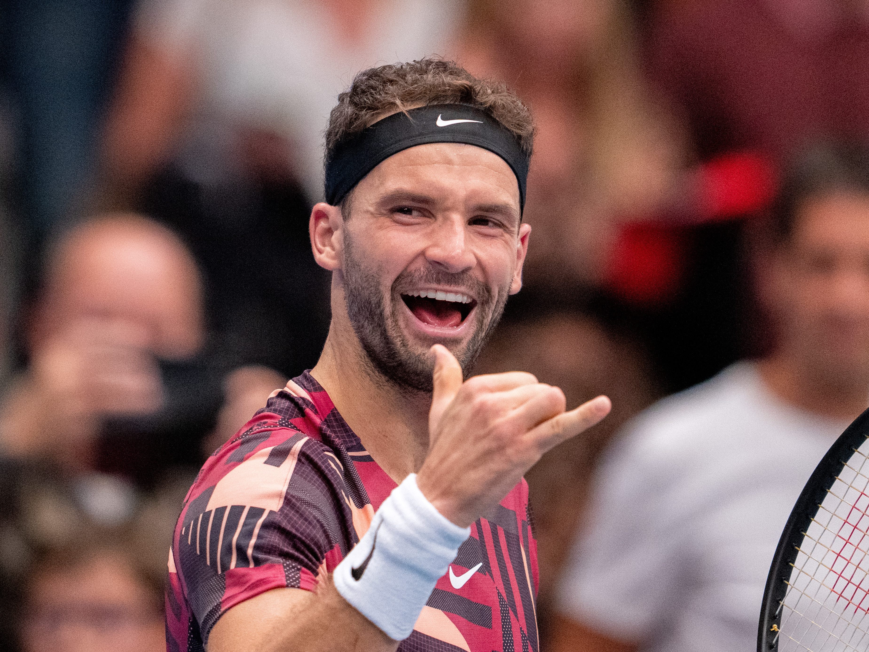 Dimitrow schafft es erstmals in Wien ins Halbfinale. Dimitrow schafft es erstmals in Wien ins Halbfinale.
