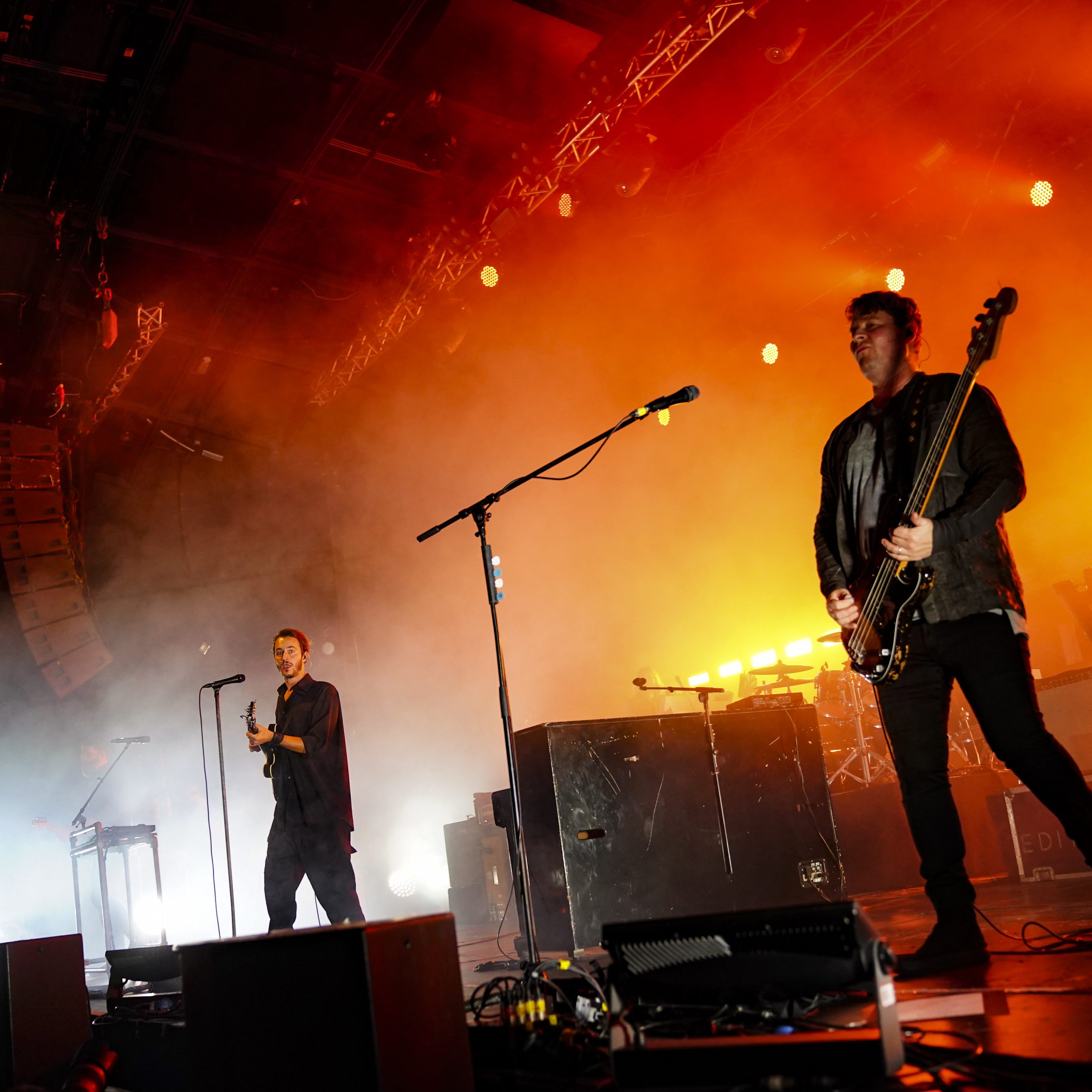 Dei Editors gastieren im Gasometer Wien.