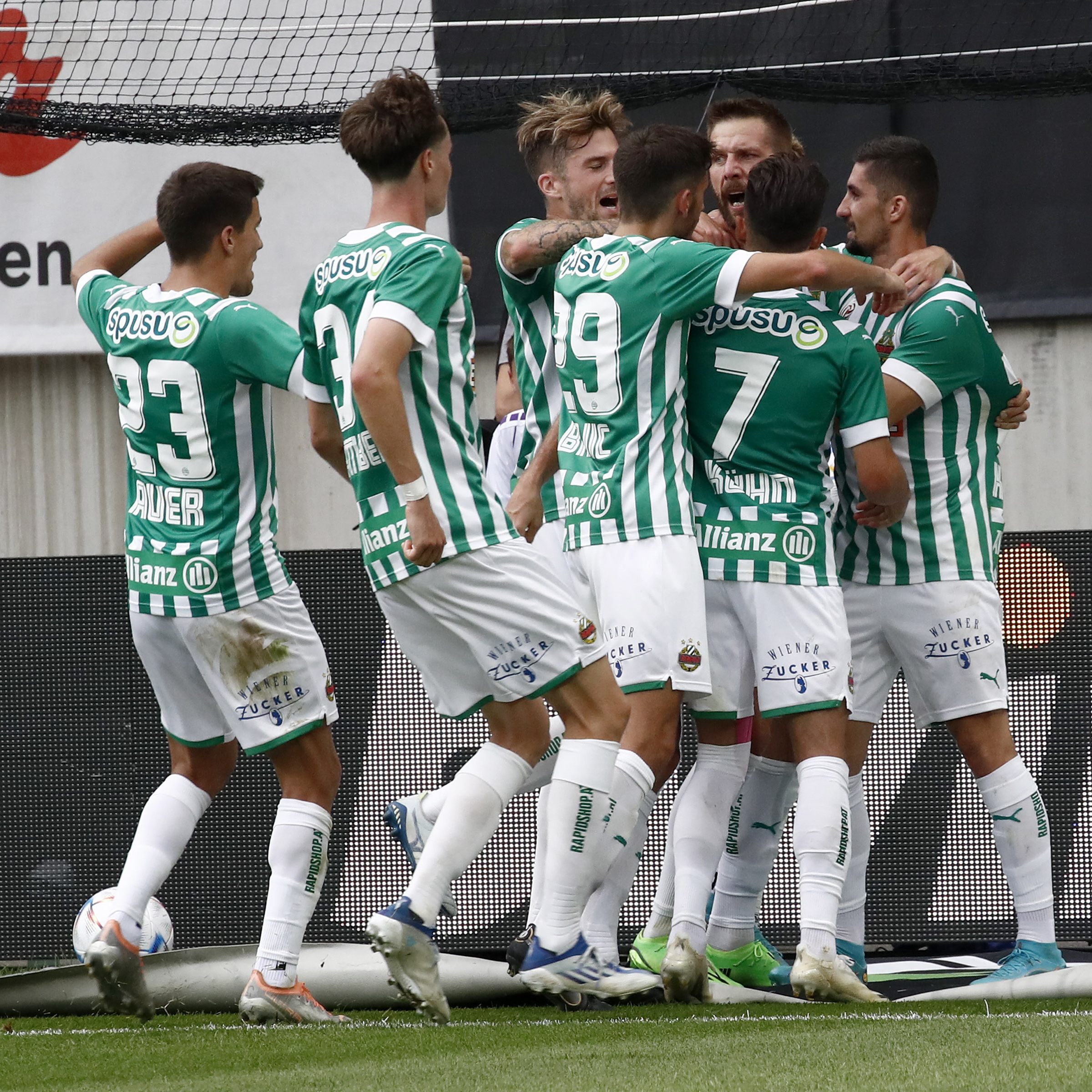 LIVE-Ticker zum Spiel Rapid Wien gegen Austria Klagenfurt ab 17 Uhr.