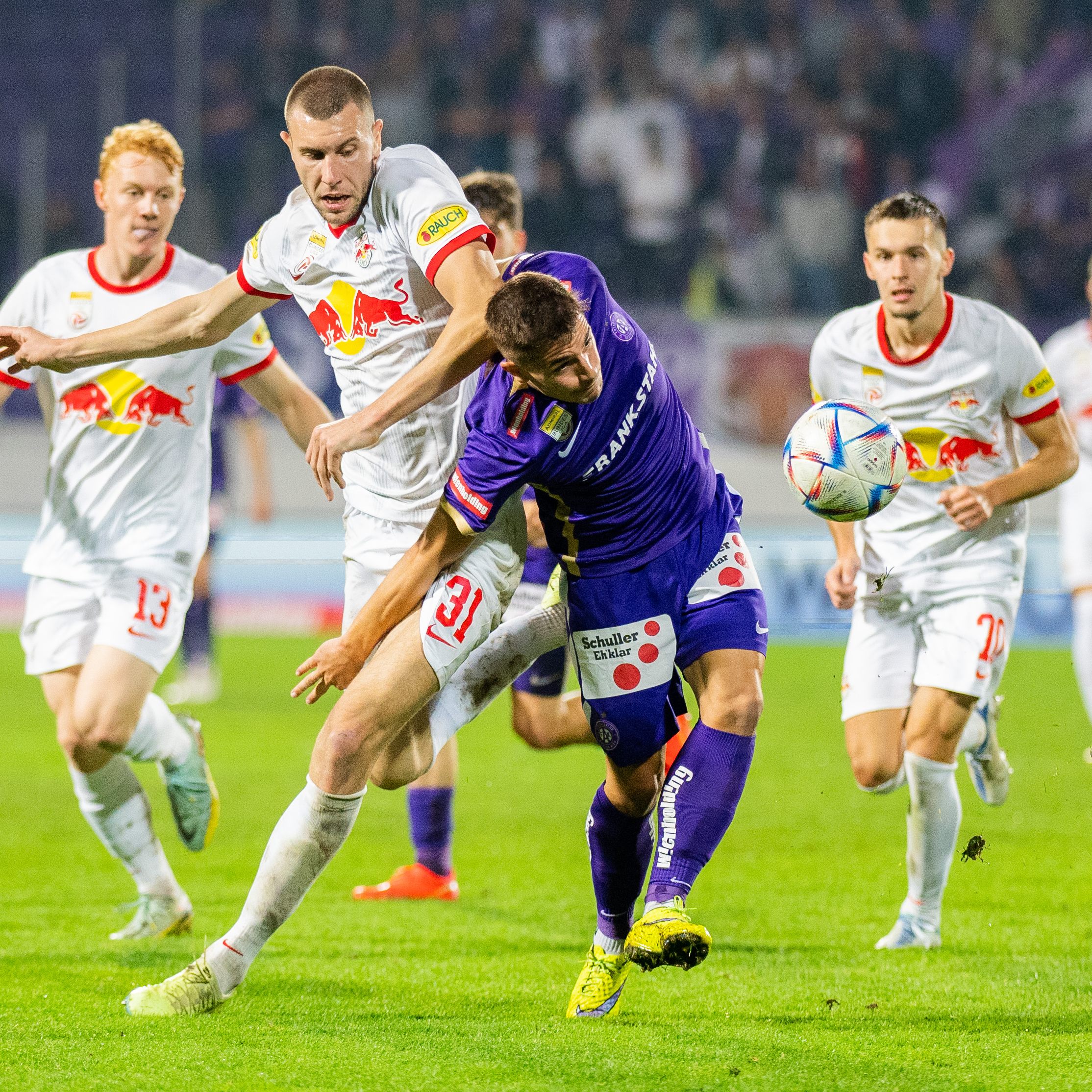 Salzburg gewann gegen die Austria Wien 3:1.