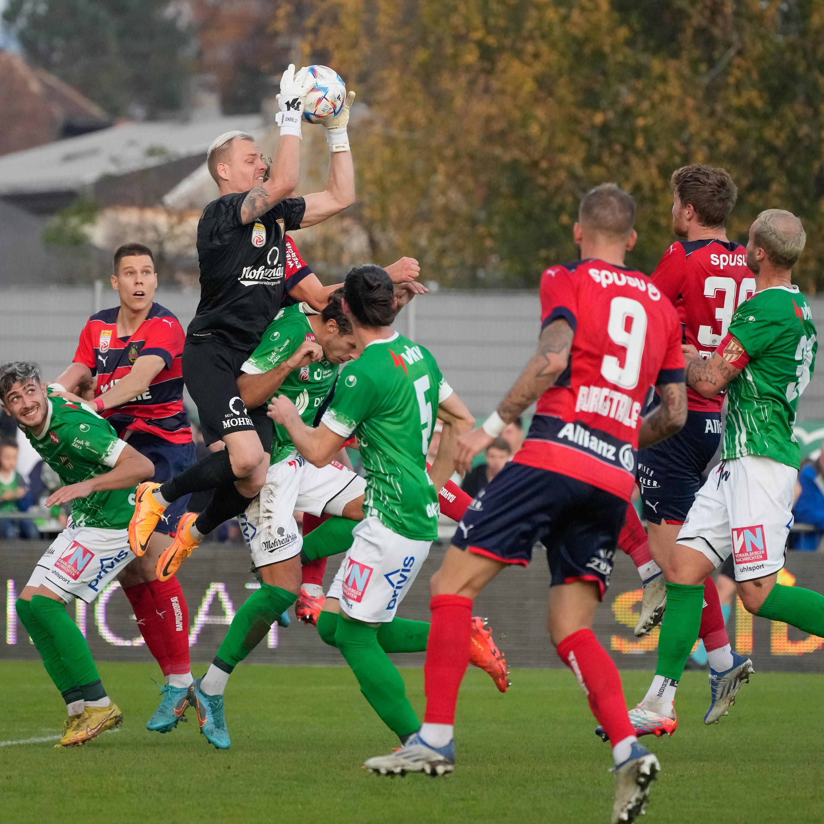 Auch Torhüter Schierl konnte den späten Ausgleich nicht verhindern.