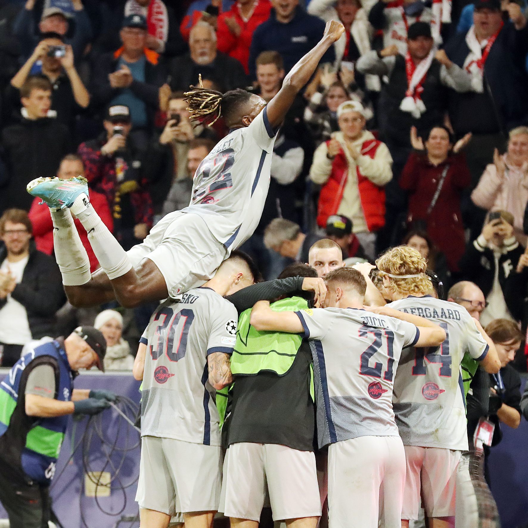 Die Salzburger überflieger bleiben in der CL weiter ungeschlagen.