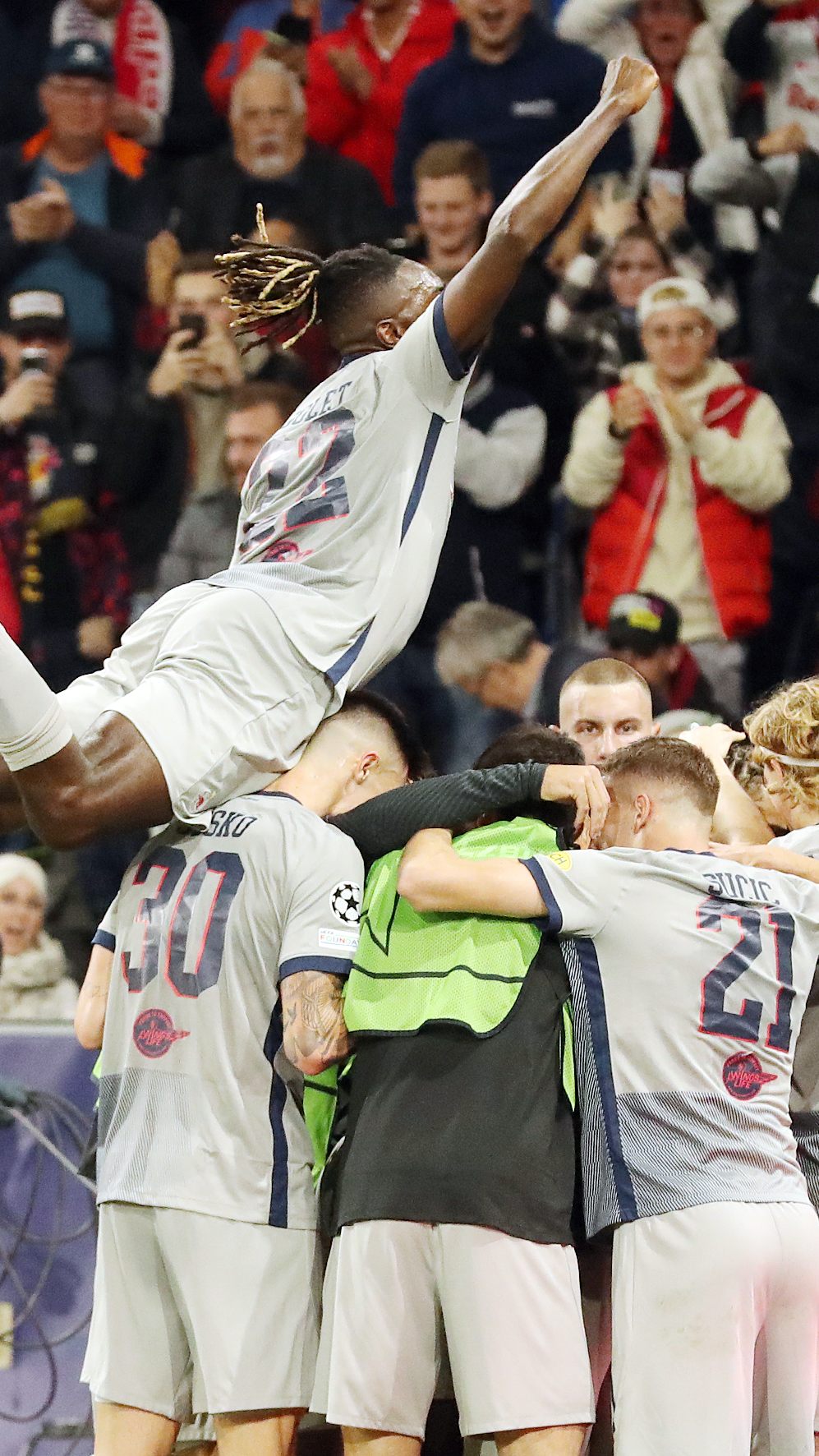 Die Salzburger überflieger bleiben in der CL weiter ungeschlagen.
