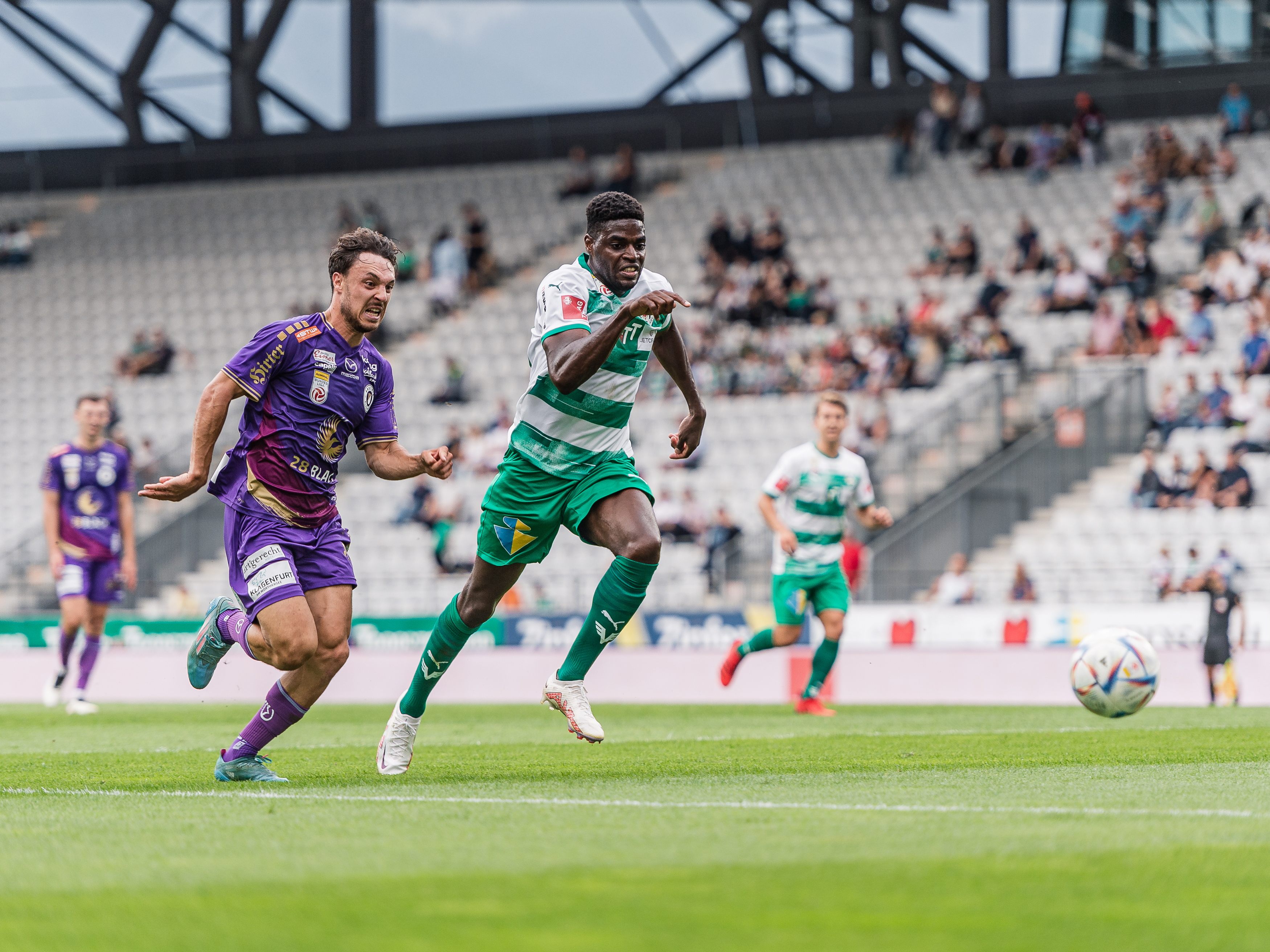 LIVE-Ticker zum Spiel Austria Klagenfurt gegen WSG Tirol ab 17 Uhr.