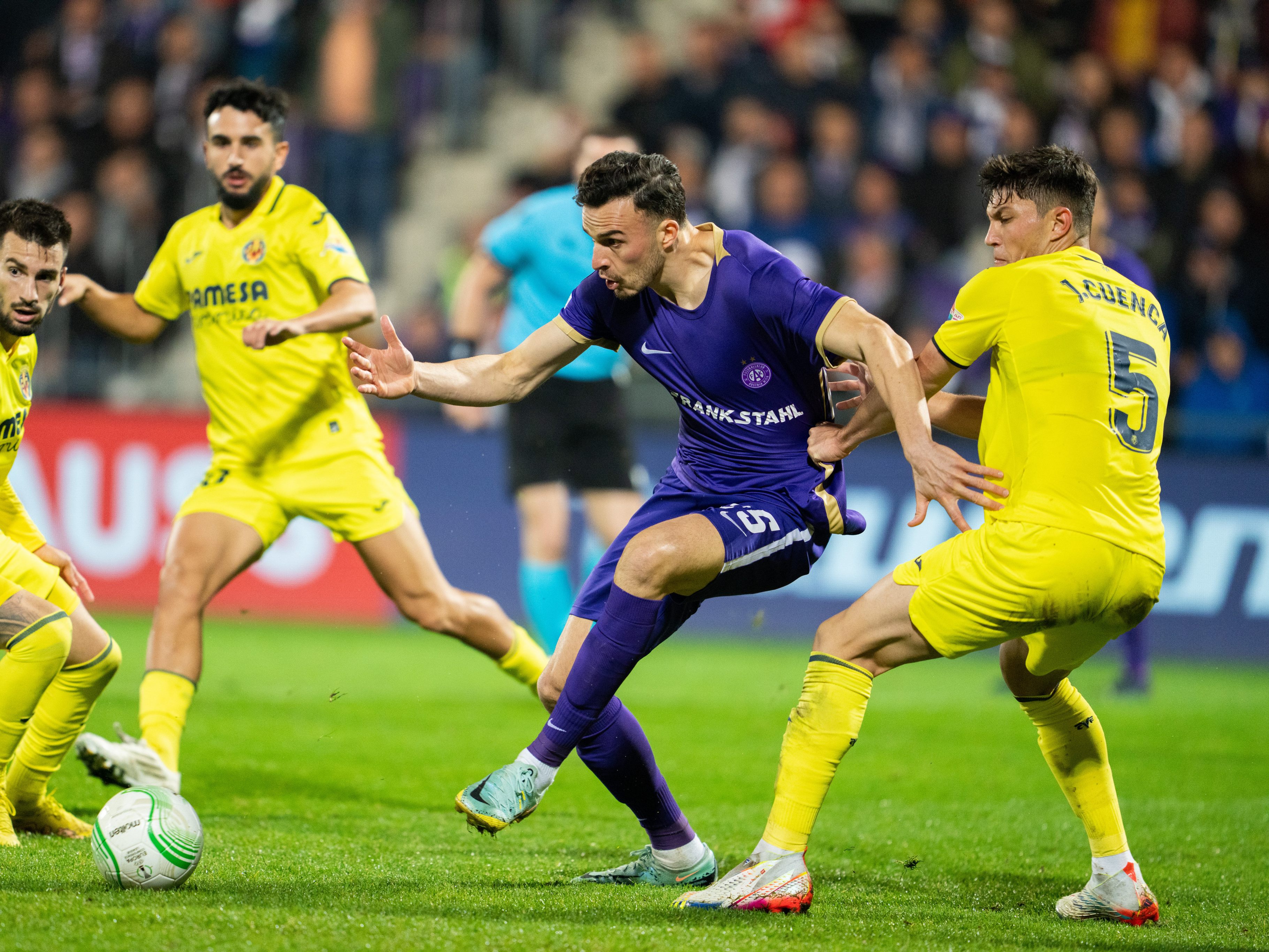 Austria Wien verlor in der Conference League gegen Villarreal.