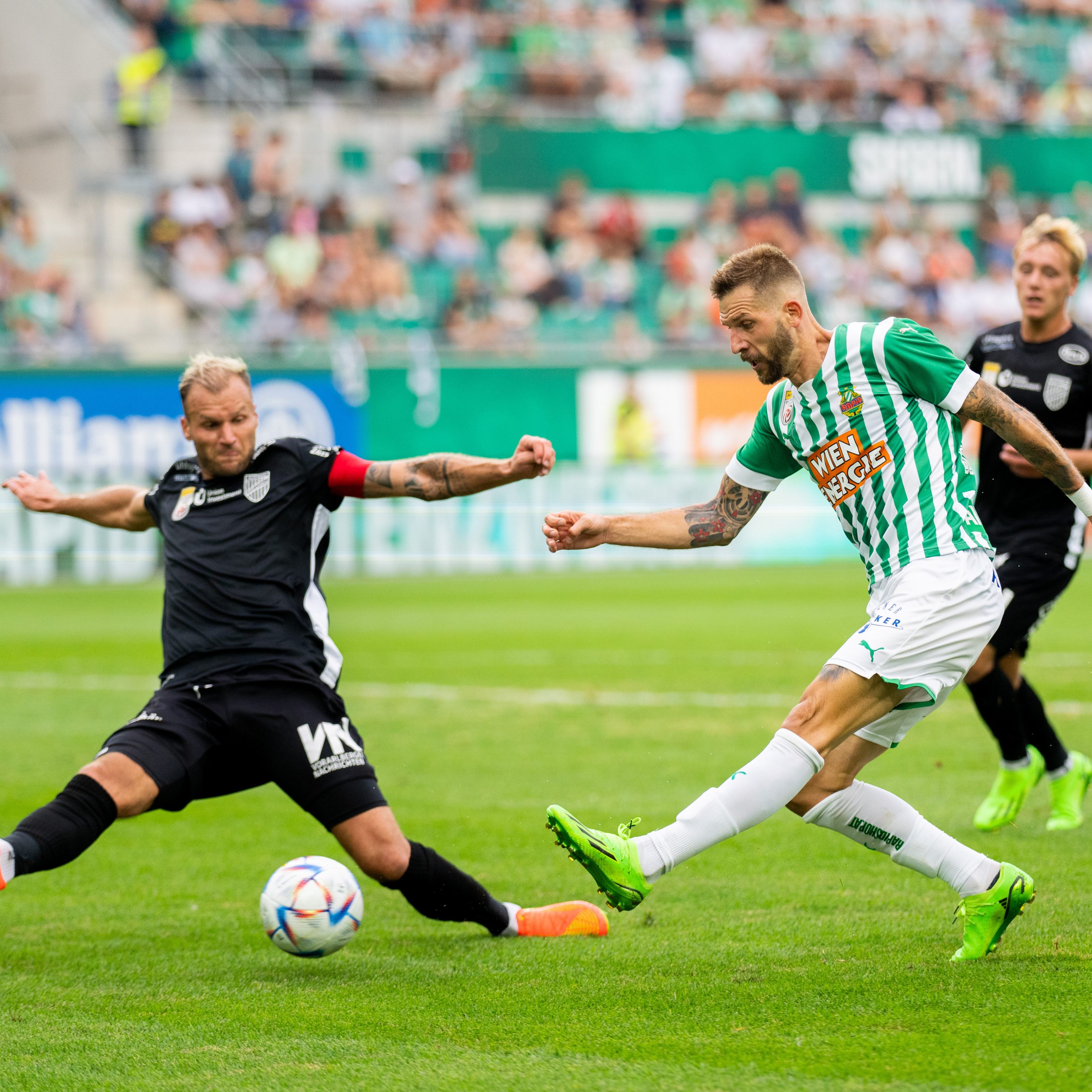 LIVE-Ticker zum Spiel Austria Lustenau gegen Rapid Wien ab 17 Uhr.