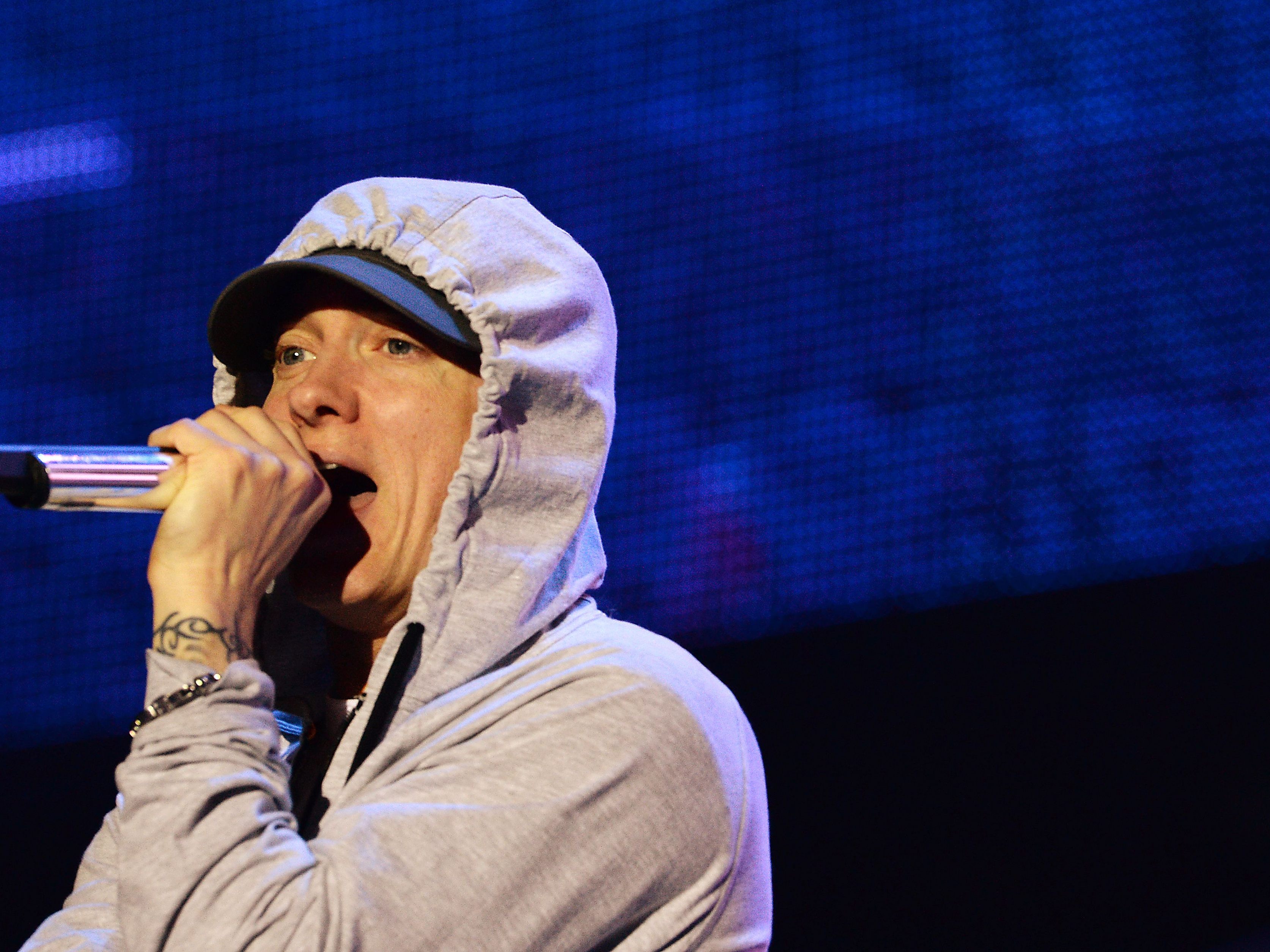 Der Rapper Eminem wird am 17. Oktober 50 Jahre alt. Der Rapper Eminem wird am 17. Oktober 50 Jahre alt.