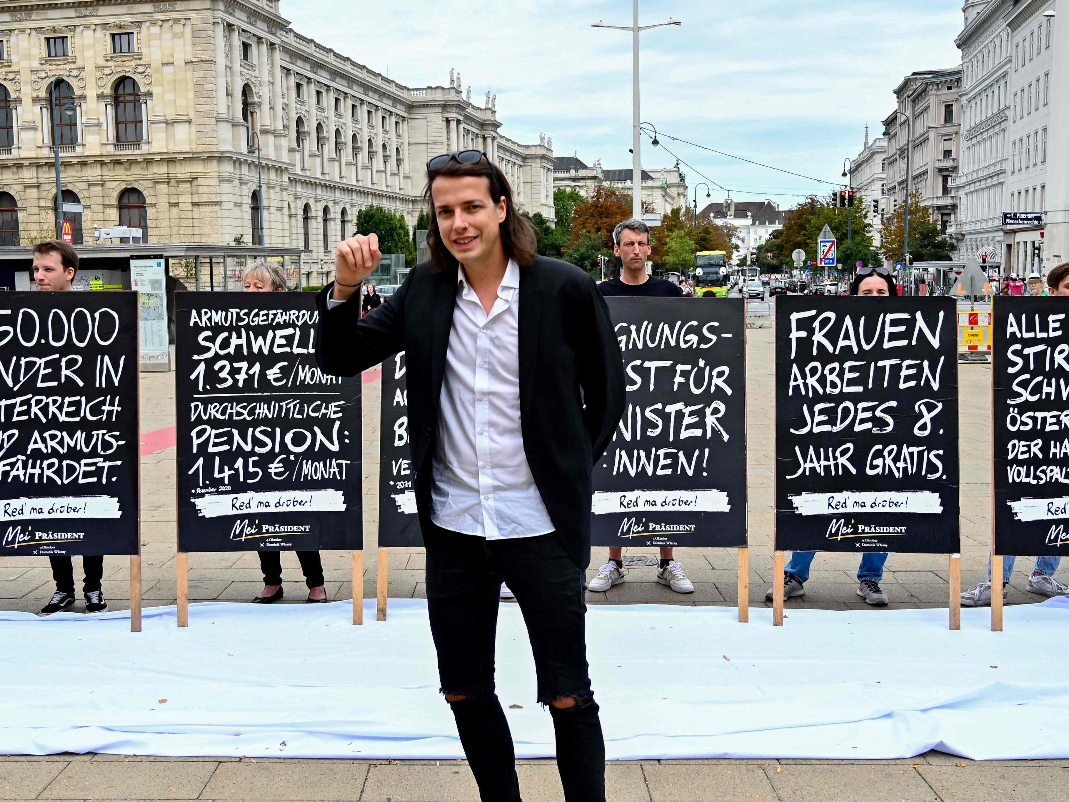 Wahlkampfabschluss von Wlazny