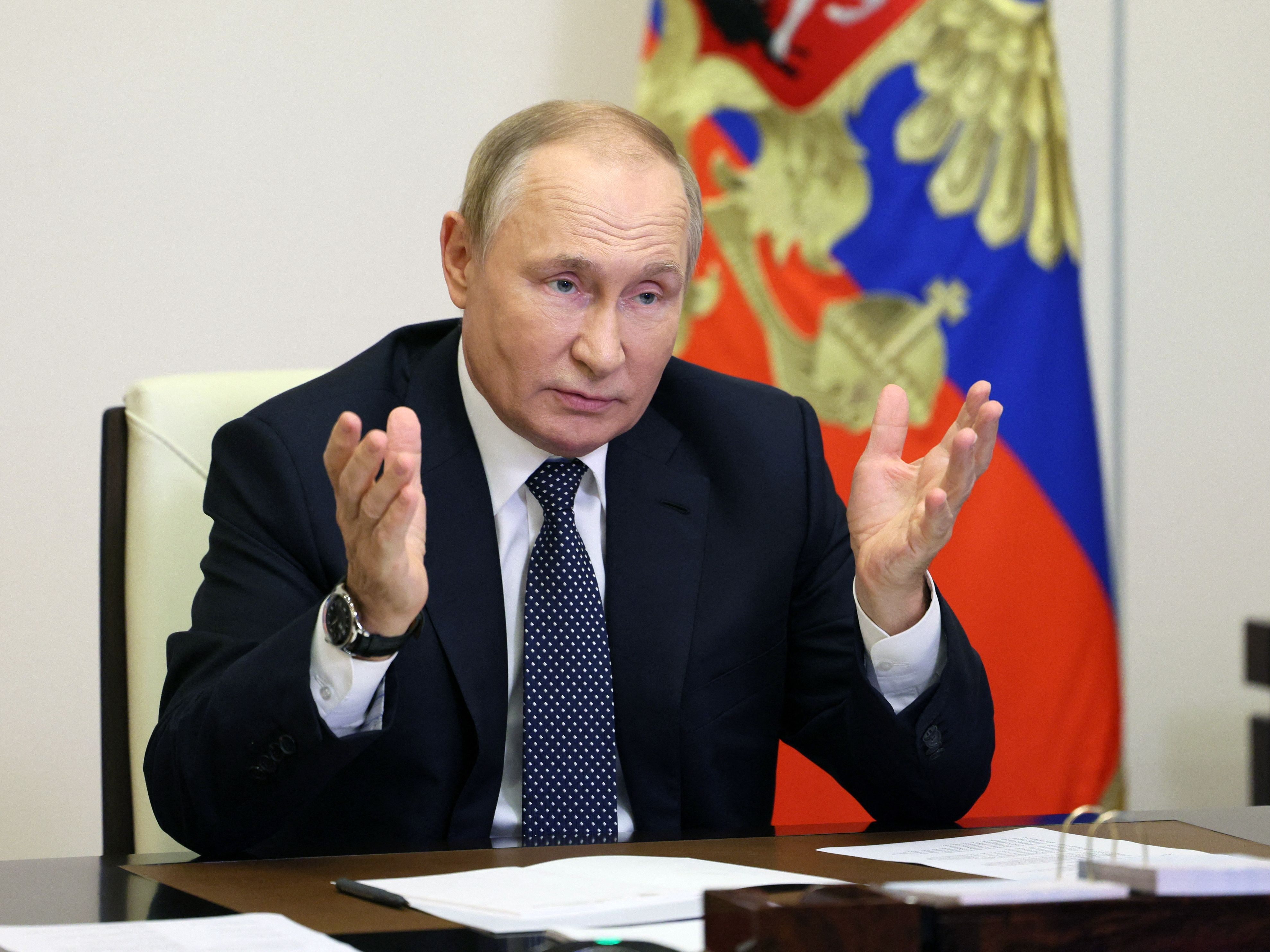 Putin hat die Annexion der ukrainischen Gebiete unterschrieben.