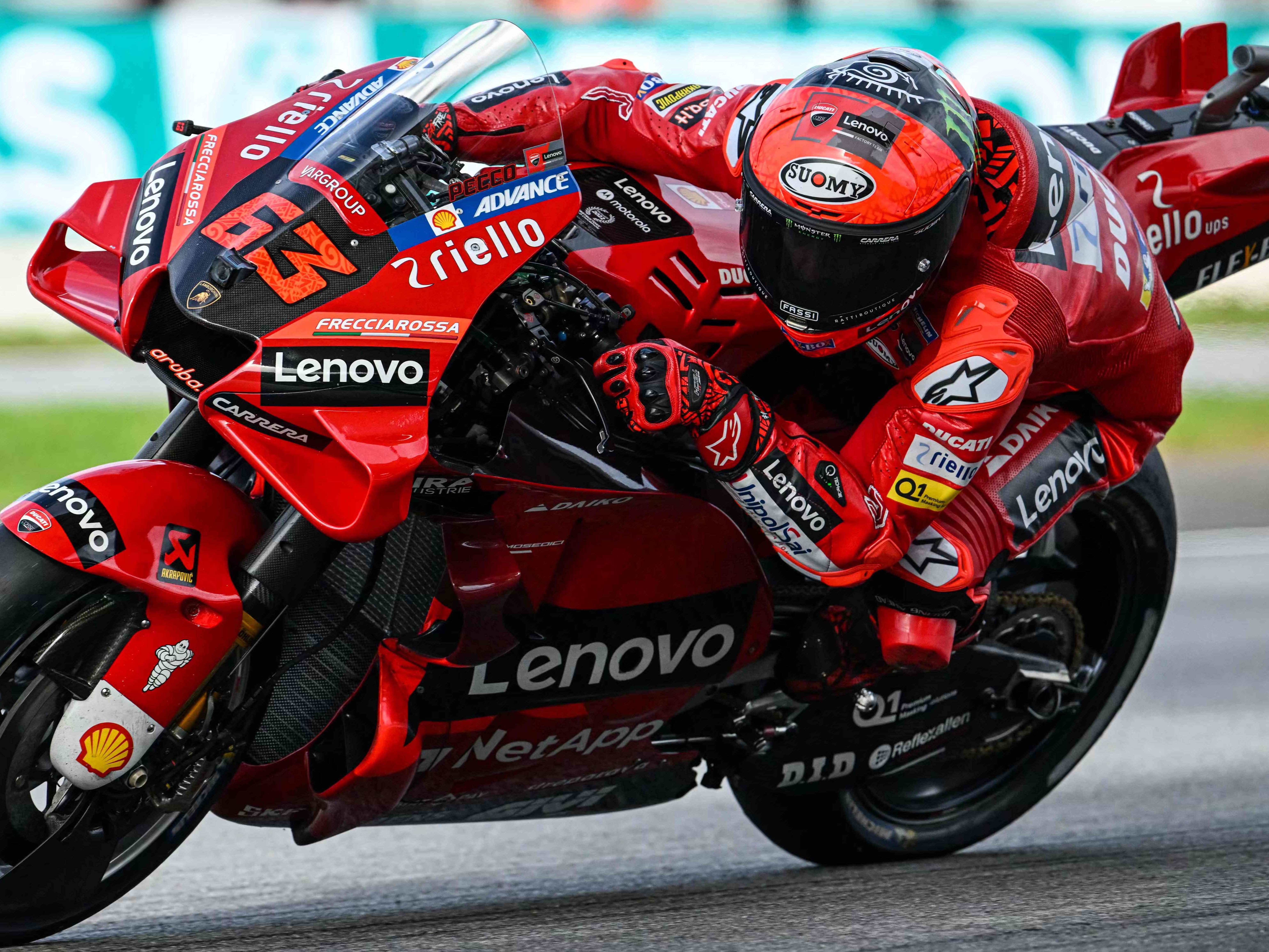 "Pecco" Bagnaia geht am Sonntag in Sepang auf den WM-Titel los. "Pecco" Bagnaia geht am Sonntag in Sepang auf den WM-Titel los.