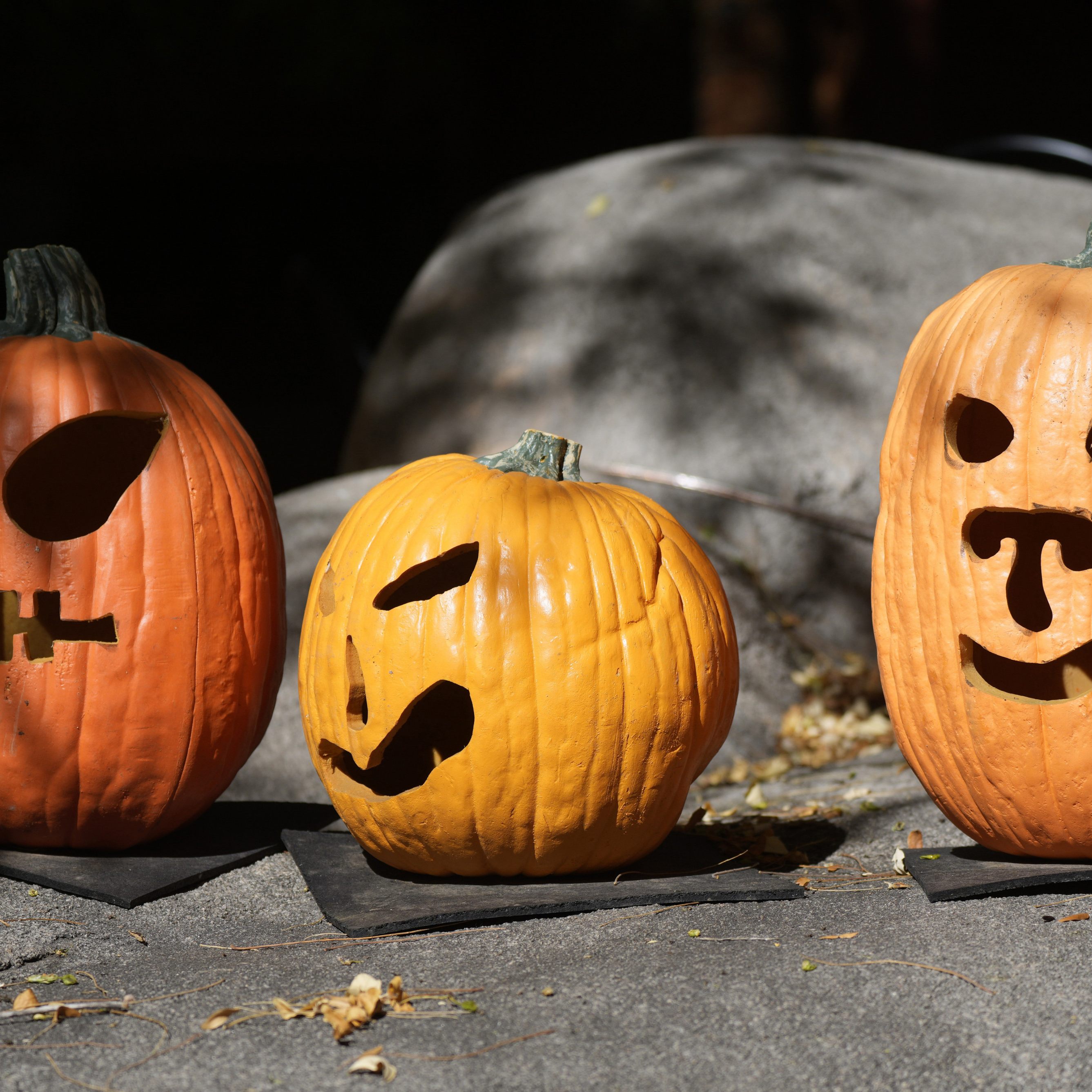 Kinder fiebern Halloween-Nacht entgegen.
