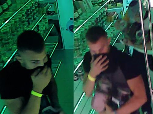 Die Polizei sucht nach diesen beiden Männern, die in ein Geschäftslokal in Wien-Wieden eingebrochen sein sollen.
