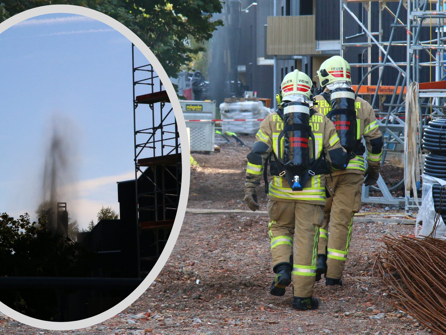 Gasblase unter neuer Wohnanlage angebohrt